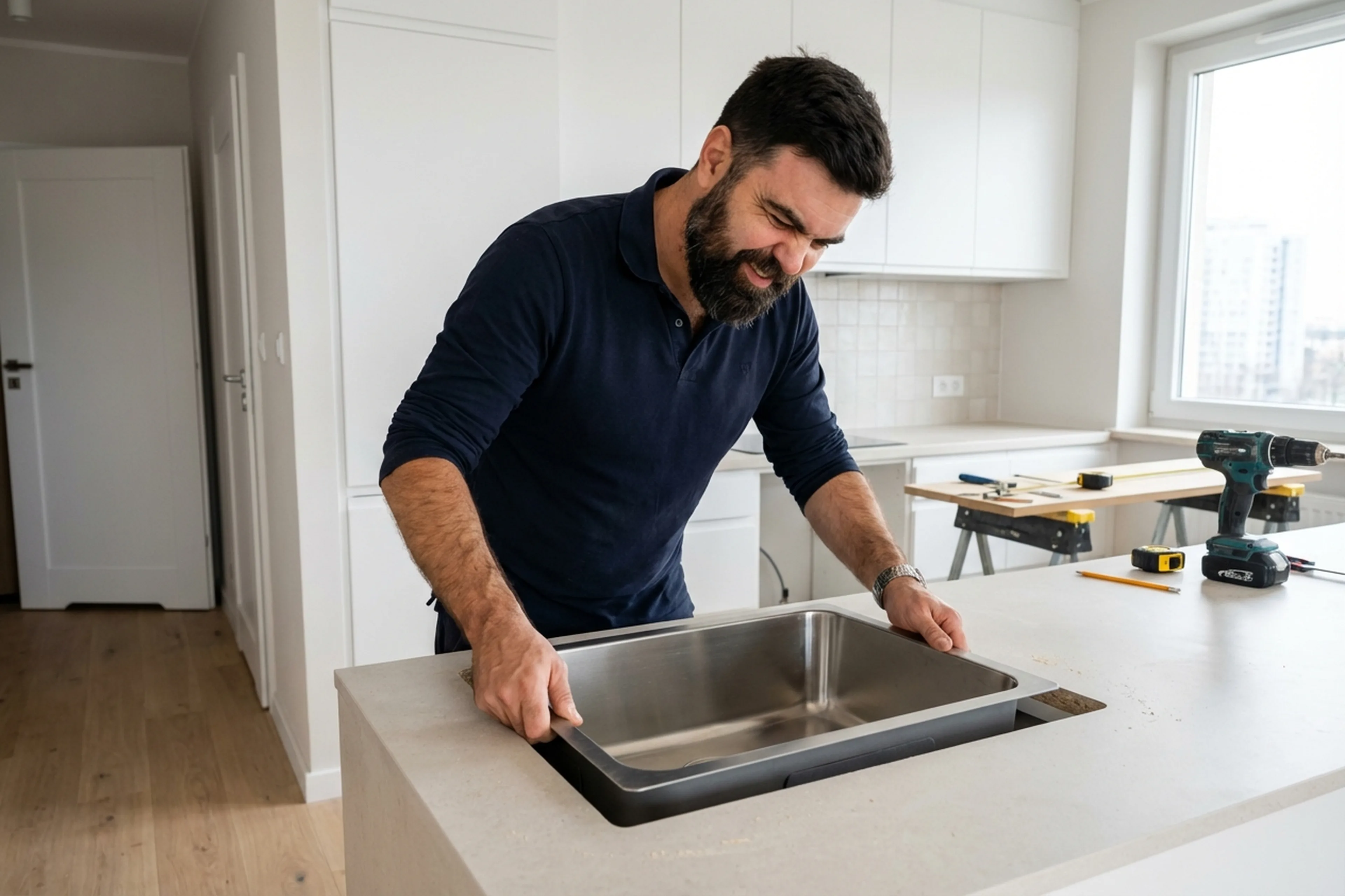 Countertop Cutout in Warsaw: how it looks afterwards