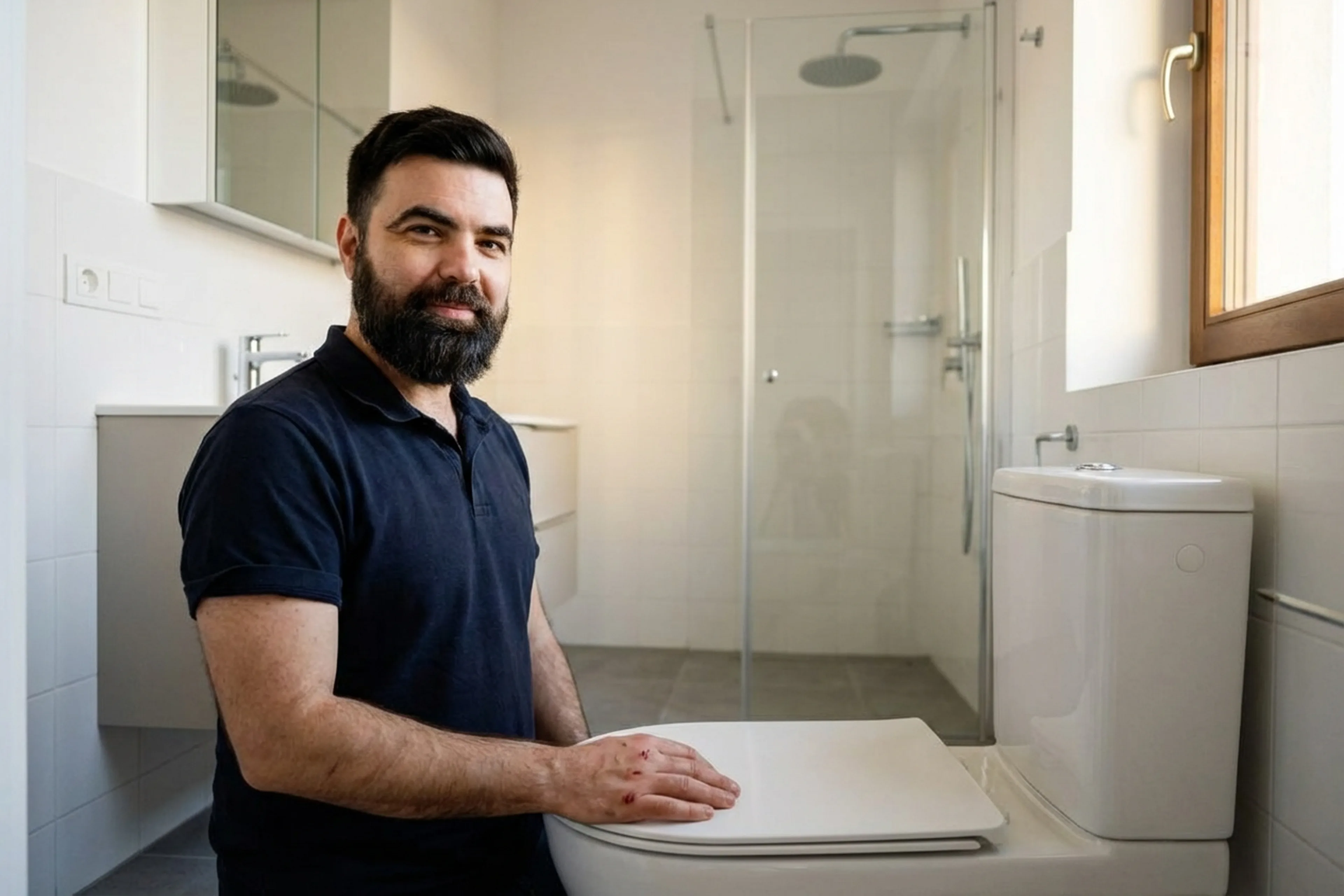Установка напольного унитаза в Варшаве: работа мастера