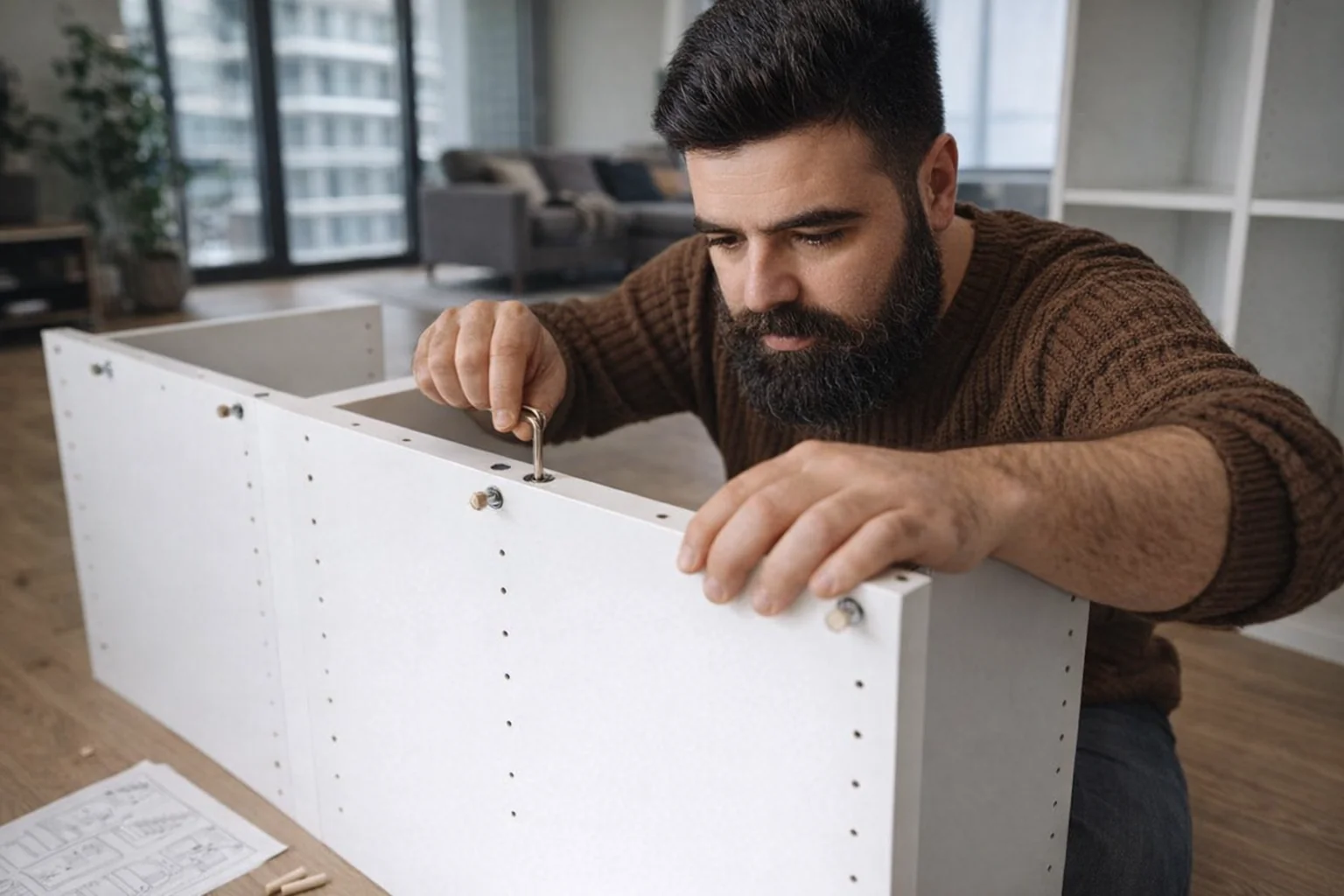 Сборка мебели IKEA в Варшаве: ход работы