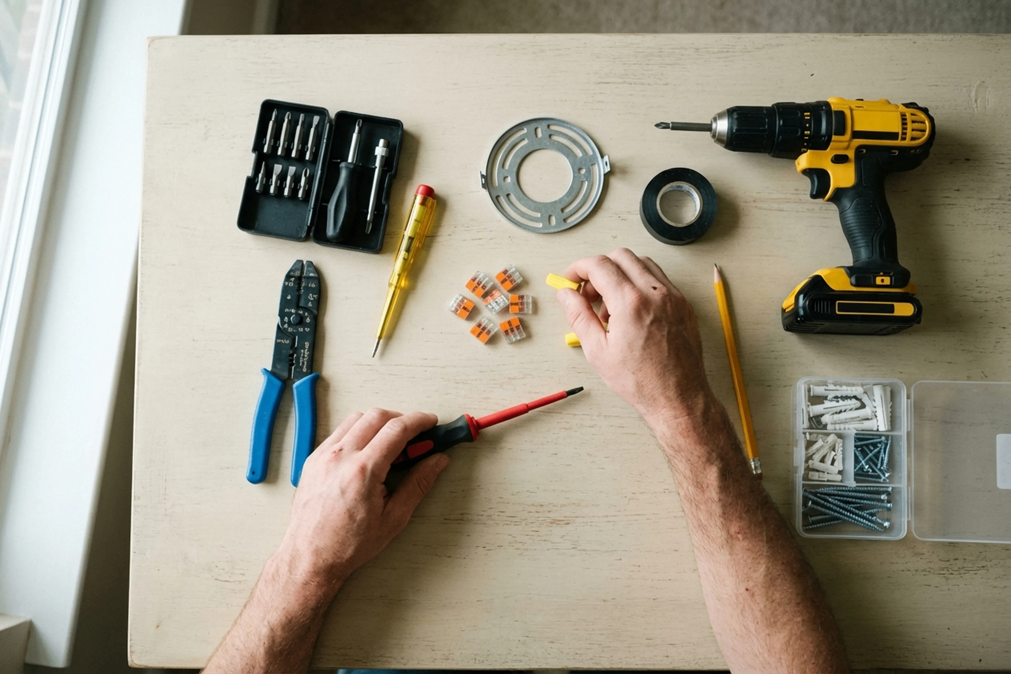 Light Fitting Installation in Warsaw: scope of work and quote
