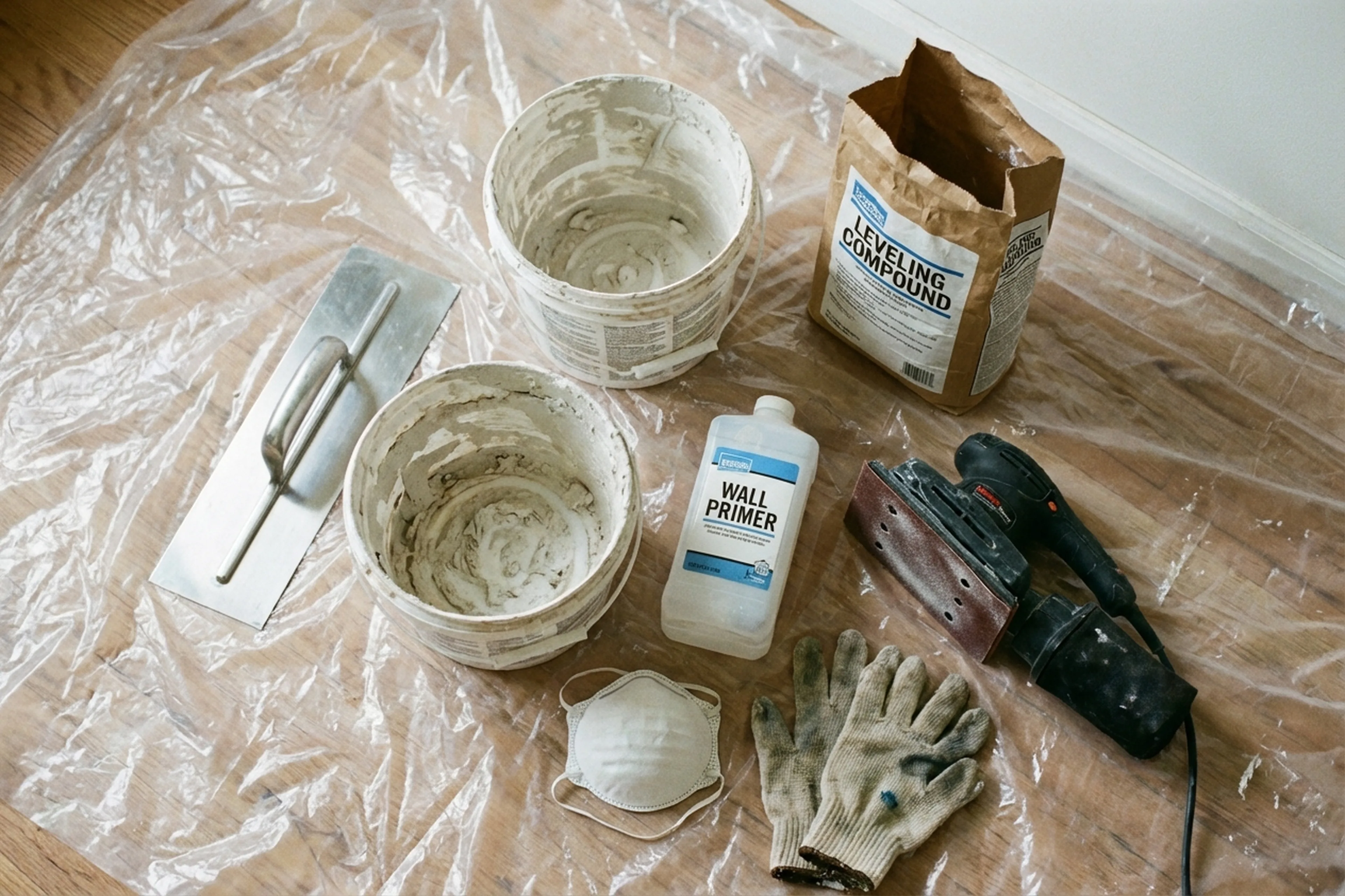 Wall levelling after tile removal in Warsaw: what the price depends on