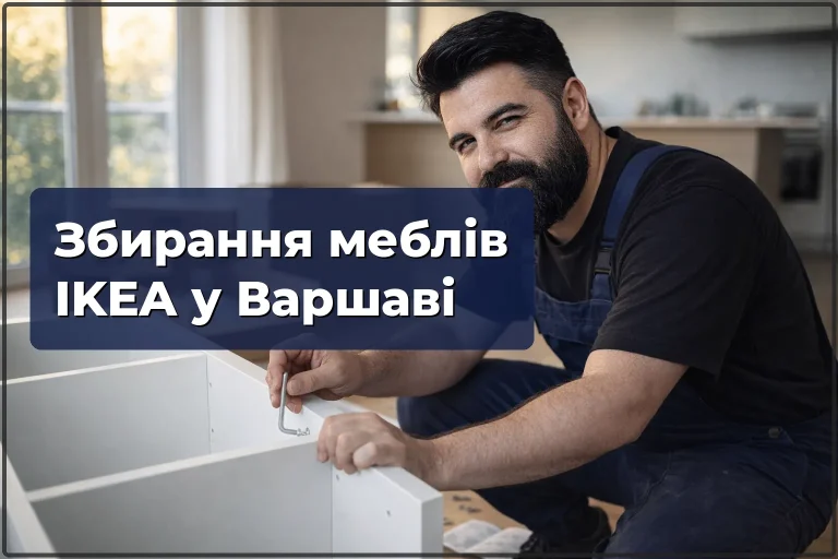 Збирання меблів IKEA у Варшаві — швидко, акуратно, без зайвих нервів