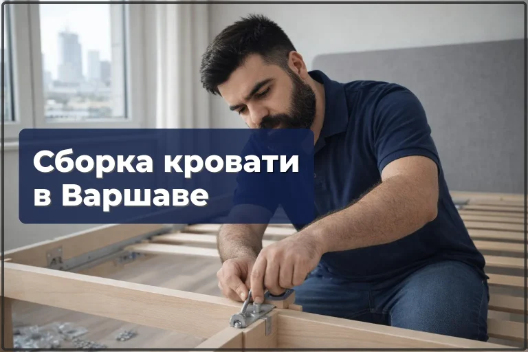 Сборка кровати в Варшаве — от каркаса до изголовья за один визит