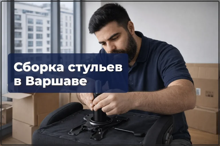 Сборка стульев в Варшаве — офисные, барные, обеденные, IKEA