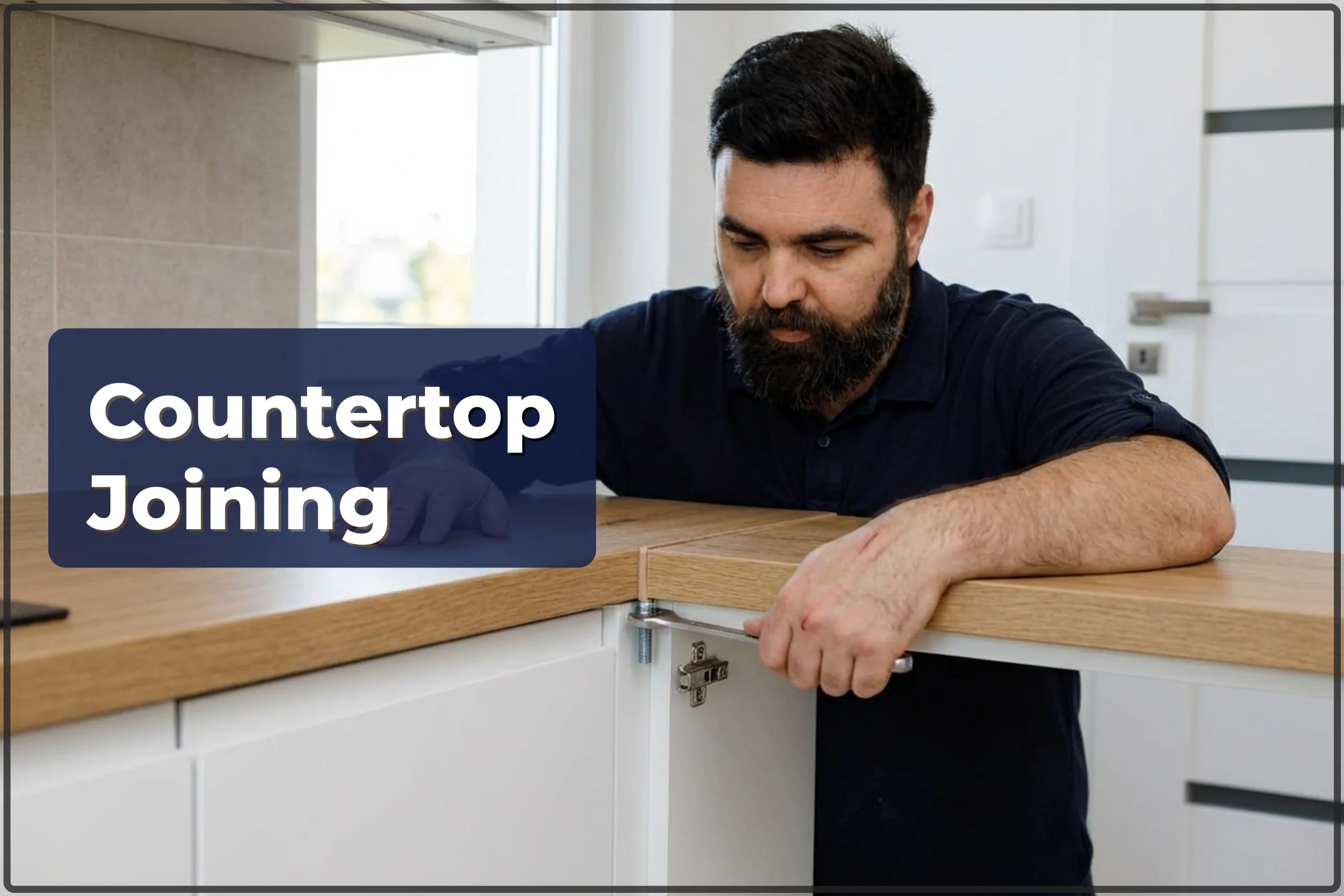 Countertop Joining in Warsaw — Connecting and Sealing Kitchen Worktops — HandyMan24 Warsaw