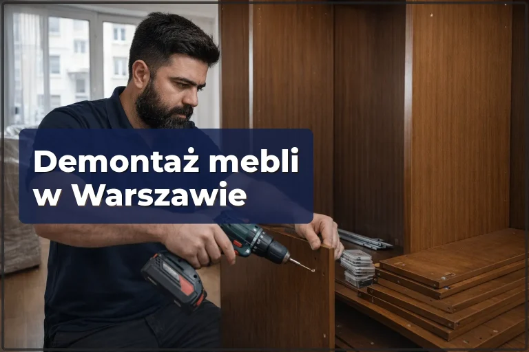 Demontaż mebli w Warszawie — rozbieranie, wynoszenie, przygotowanie do utylizacji