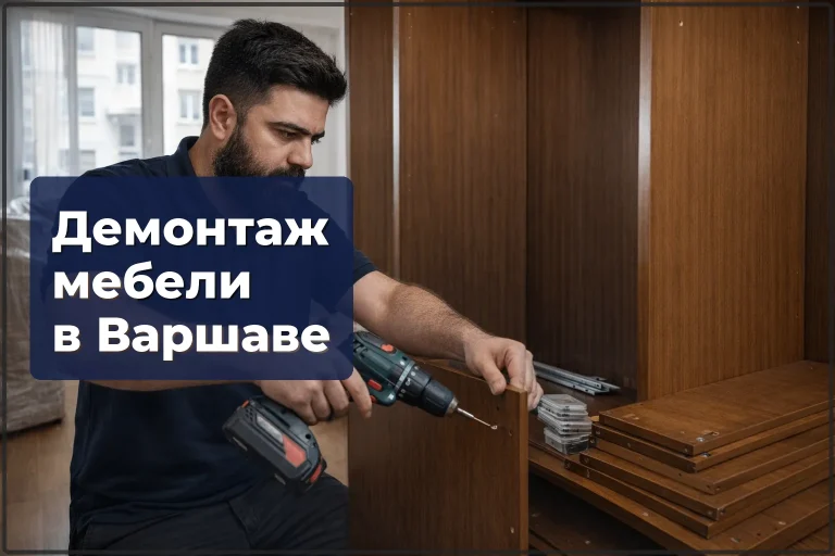 Демонтаж мебели в Варшаве — разборка, вынос, подготовка к утилизации