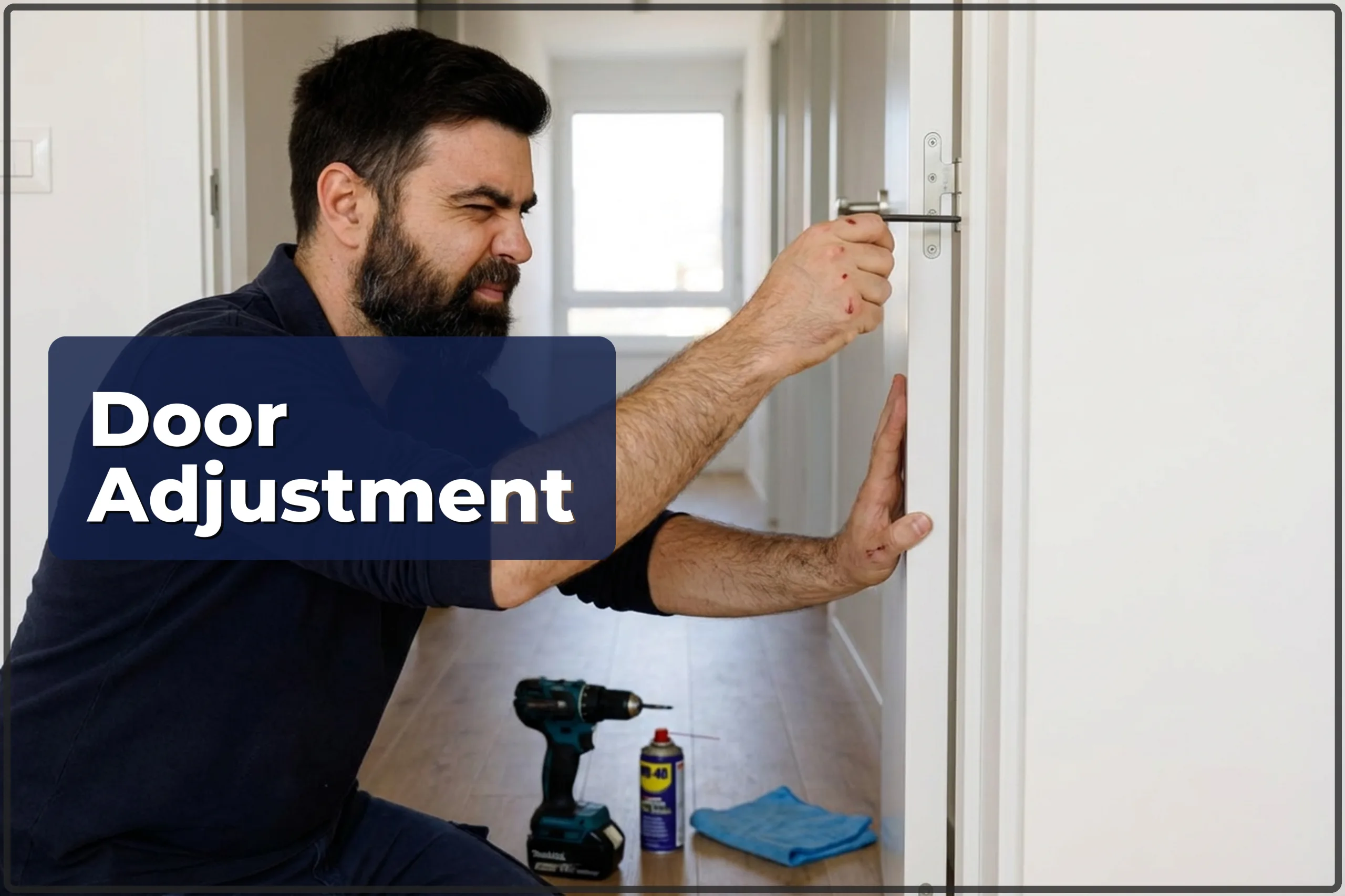 Door Adjustment in Warsaw — Stop Squeaking and Sticking — HandyMan24 Warsaw
