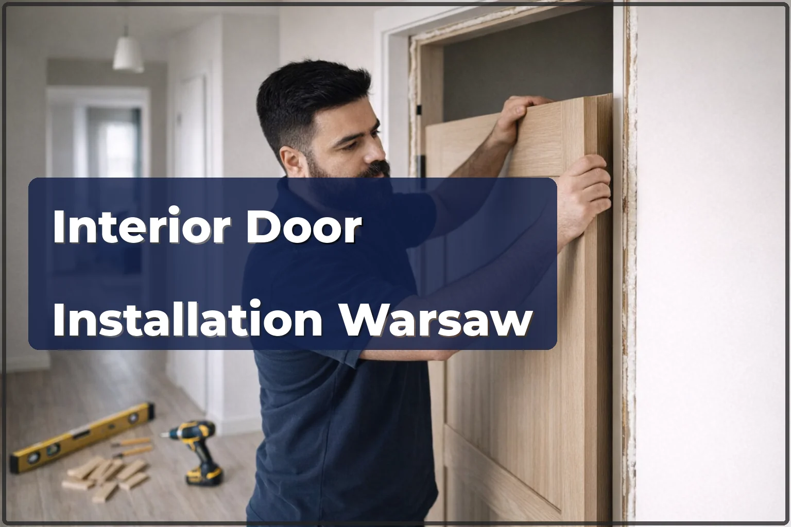Interior Door Installation in Warsaw — Fitting with Frame and Hardware ...