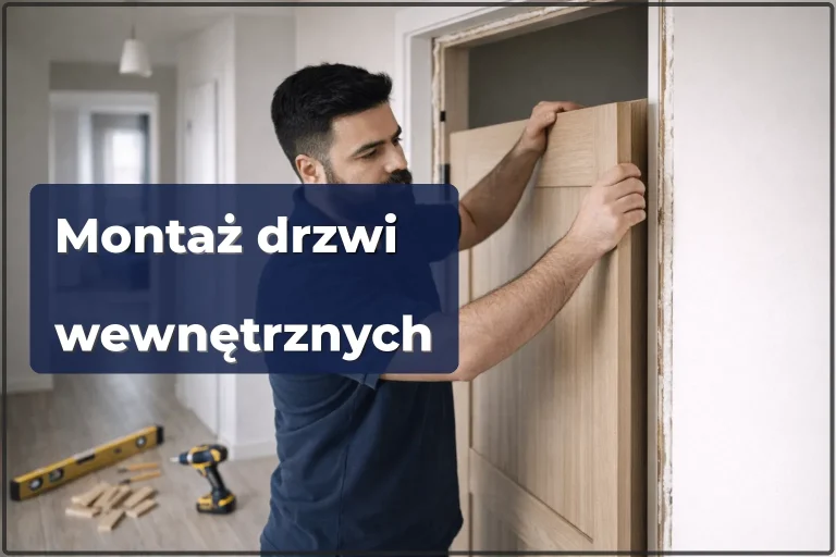 Montaż drzwi wewnętrznych w Warszawie — profesjonalny montaż z ościeżnicą