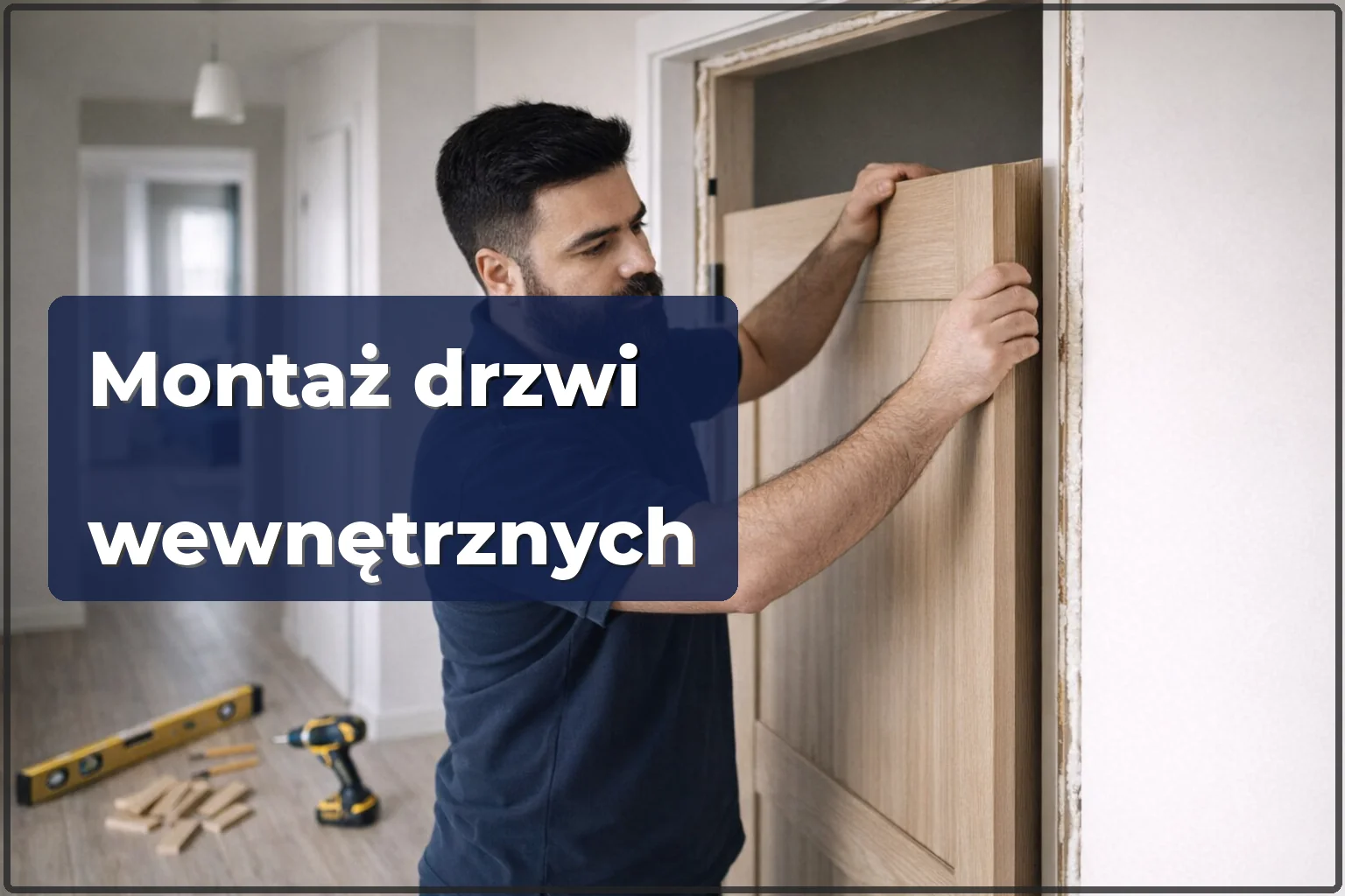 Montaż drzwi wewnętrznych w Warszawie: nowe mieszkanie, ościeżnica