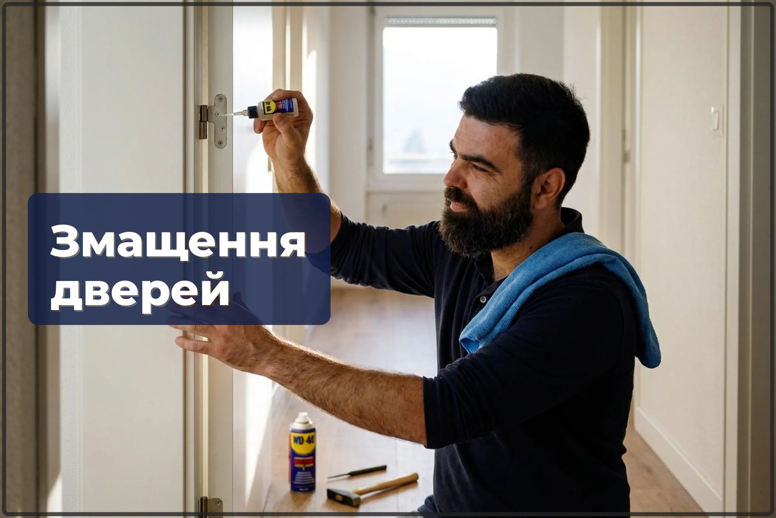 Змащення дверей, що скриплять, у Варшаві — тиша за 15 хвилин — HandyMan24 Варшава