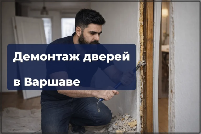 Демонтаж дверей в Варшаве — быстро и без повреждений