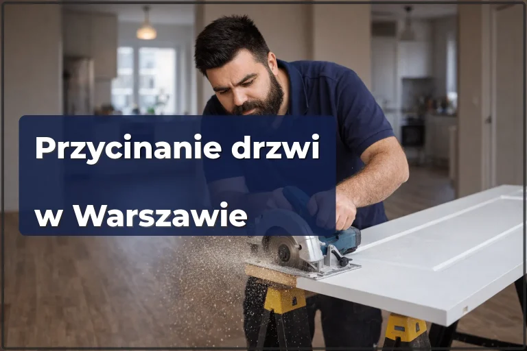 Przycinanie drzwi w Warszawie — dopasujemy do nowej podłogi