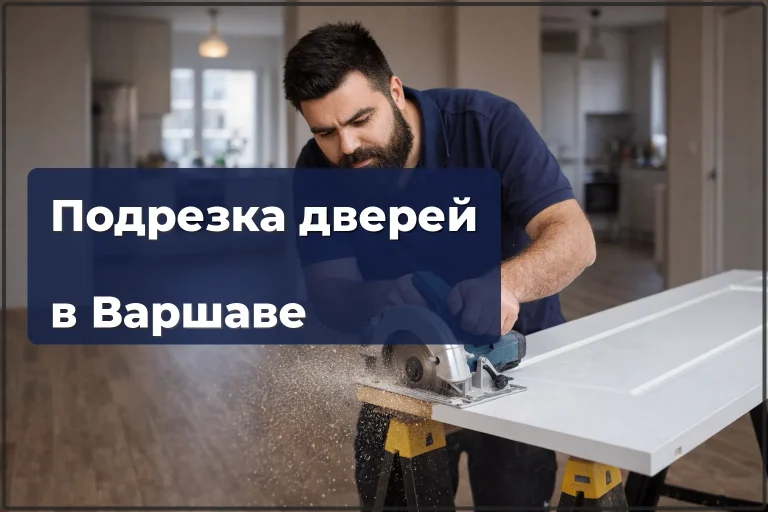 Подрезка дверей в Варшаве — подгоним под новый пол