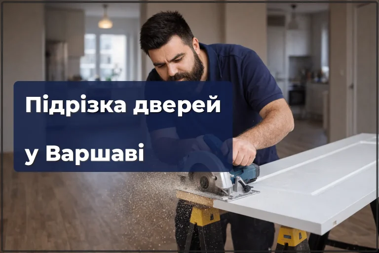 Підрізка дверей у Варшаві — підженемо під нову підлогу