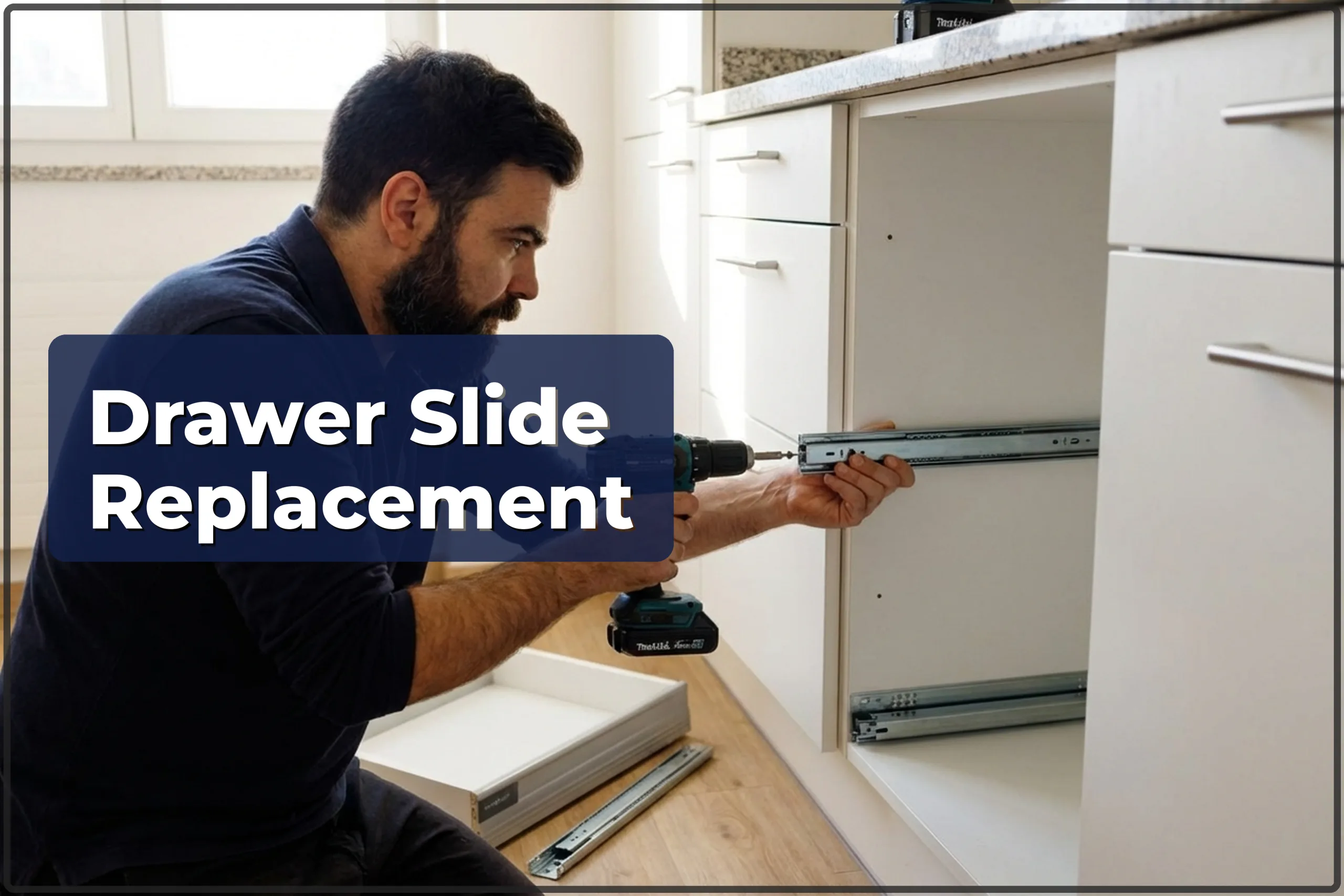 Drawer Slide Replacement in Warsaw — Fix Your Drawers, Not Your Furniture — HandyMan24 Warsaw