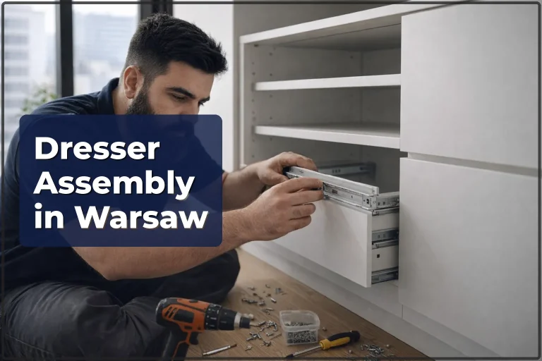 Dresser assembly in Warsaw — professional assembly with drawer alignment