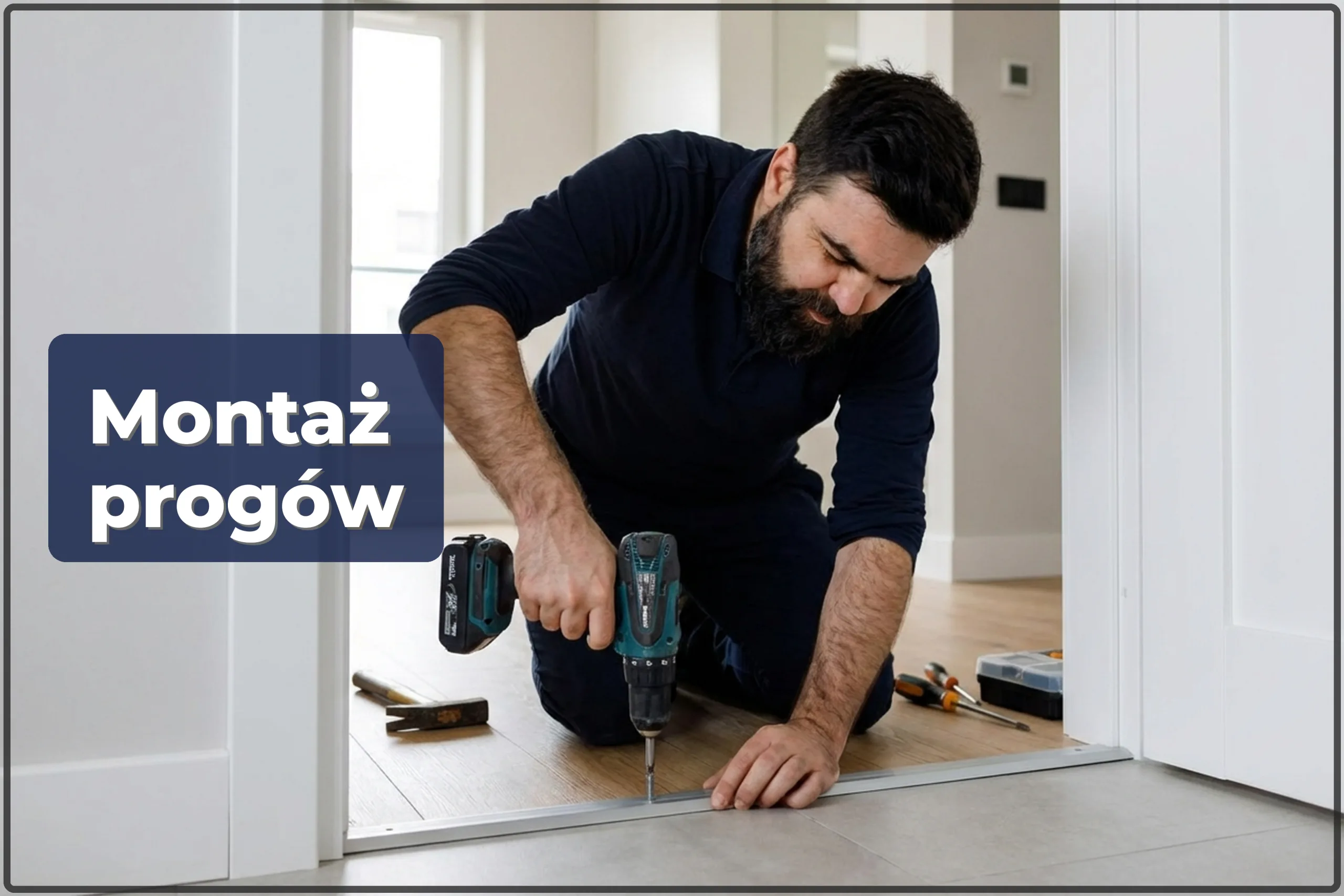 Montaż listew progowych w Warszawie — estetyczne przejścia między podłogami — HandyMan24 Warszawa