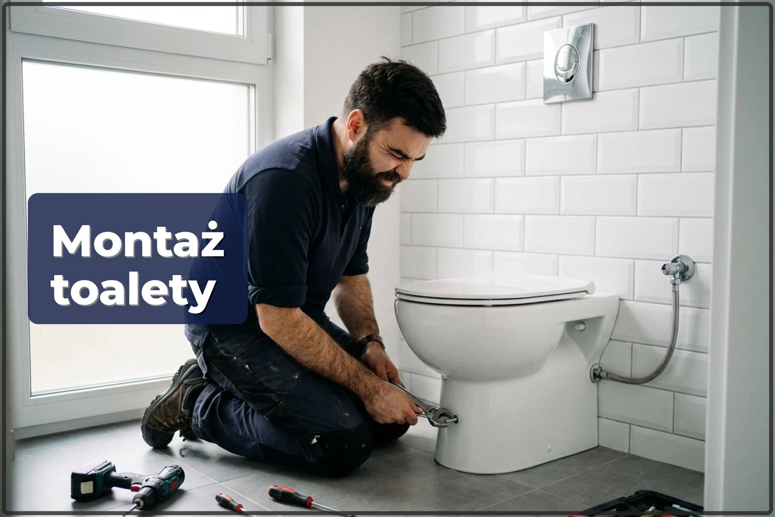Montaż toalety stojącej w Warszawie — solidny montaż z podłączeniem — HandyMan24 Warszawa