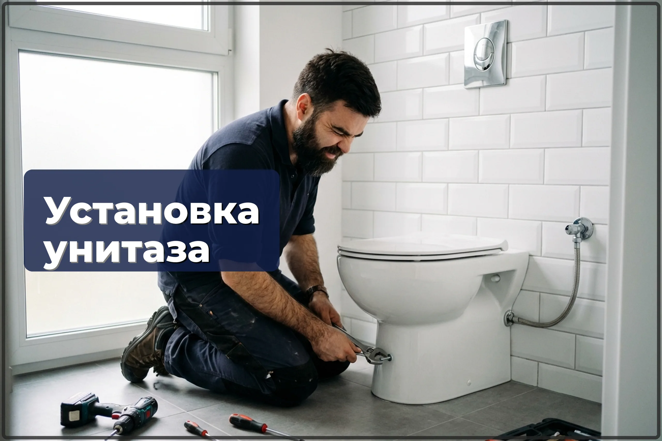 Установка напольного унитаза в Варшаве — надёжный монтаж с подключением — HandyMan24 Варшава