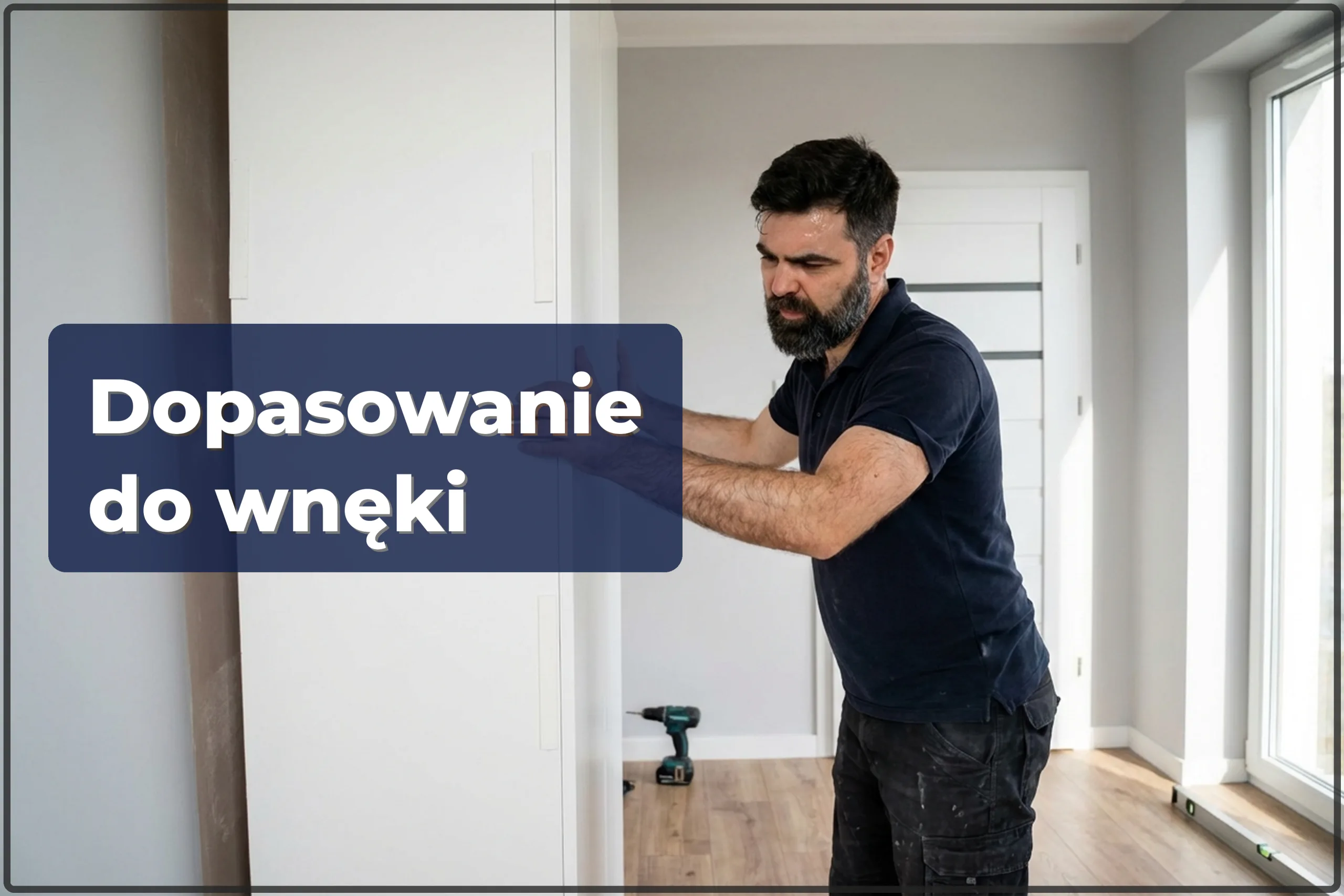 Dopasowanie mebli do wnęki w Warszawie — precyzyjne wbudowanie bez szczelin — HandyMan24 Warszawa