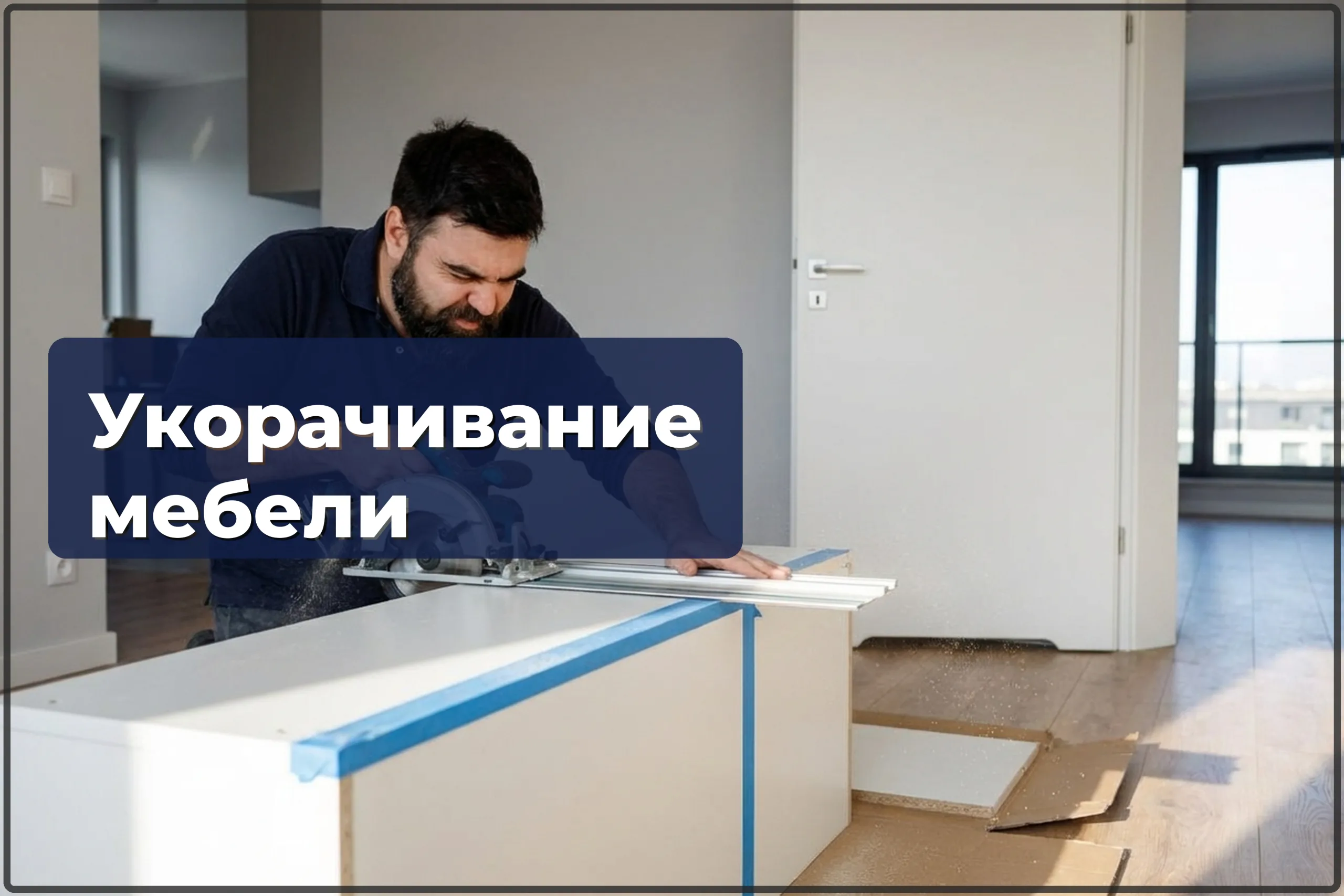 Укорачивание мебели в Варшаве — подрезка по высоте и ширине без замены — HandyMan24 Варшава