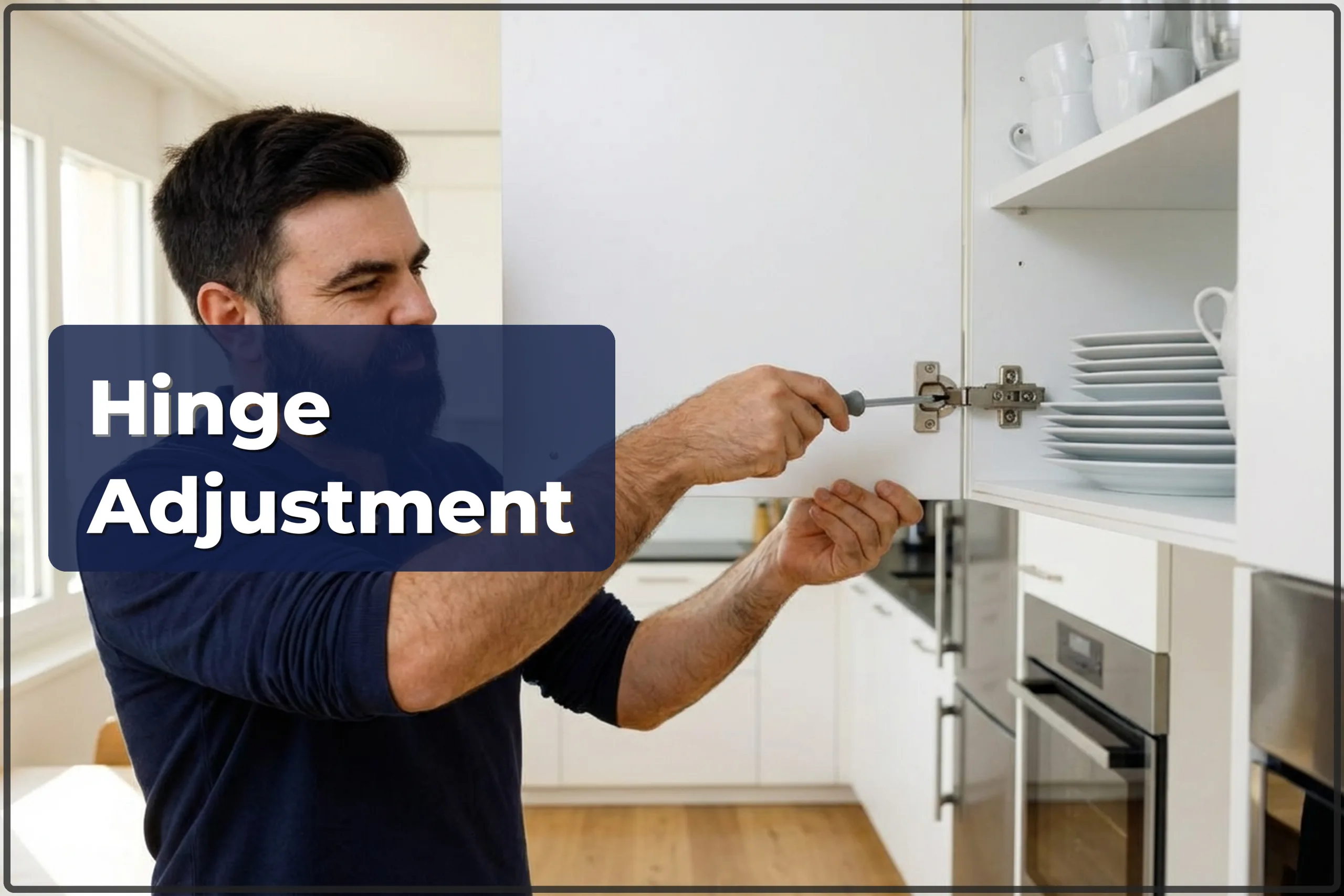 Furniture Hinge Adjustment in Warsaw — Perfectly Aligned Doors in One Visit — HandyMan24 Warsaw