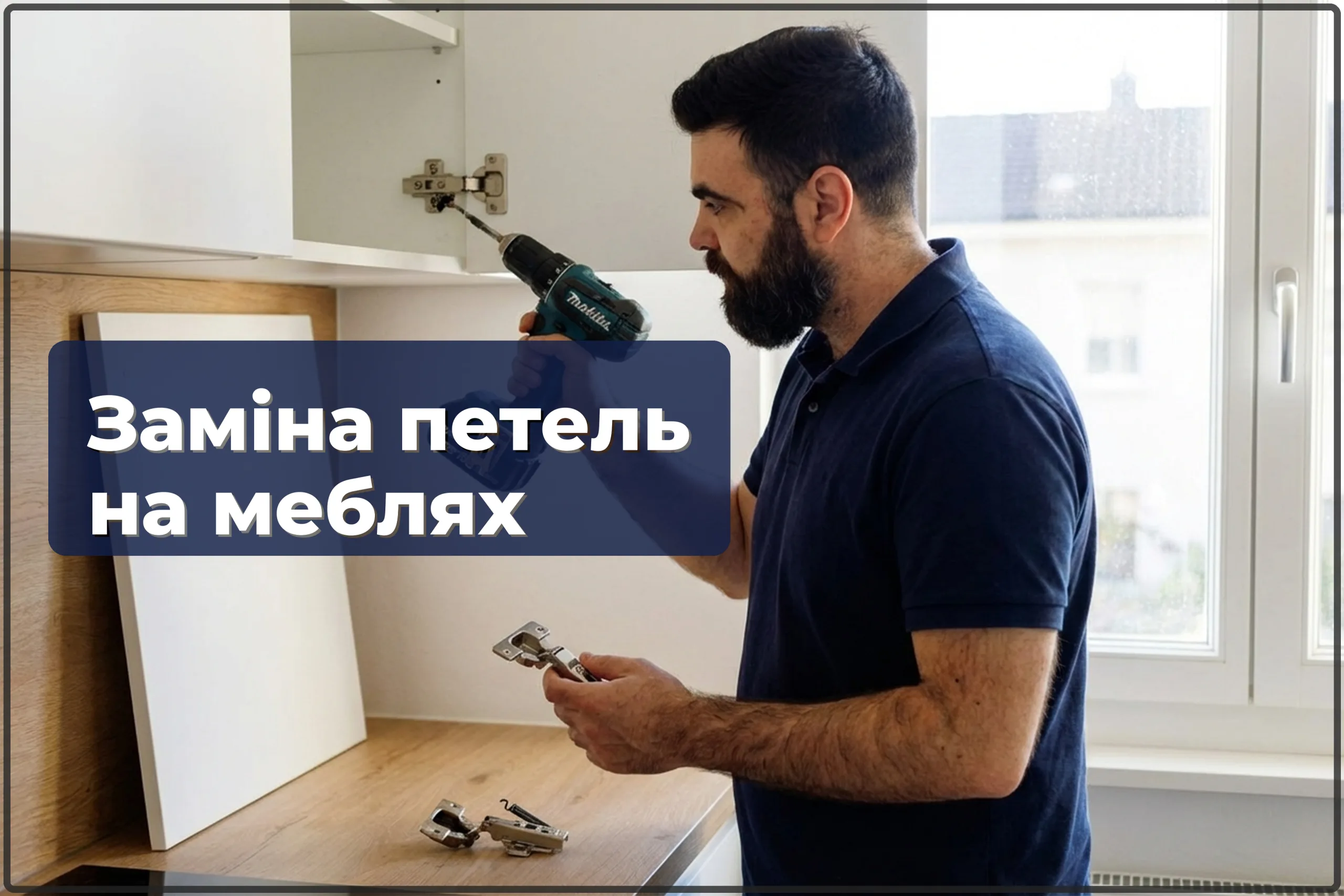 Заміна петель на меблях у Варшаві — підберемо і встановимо за один візит — HandyMan24 Варшава