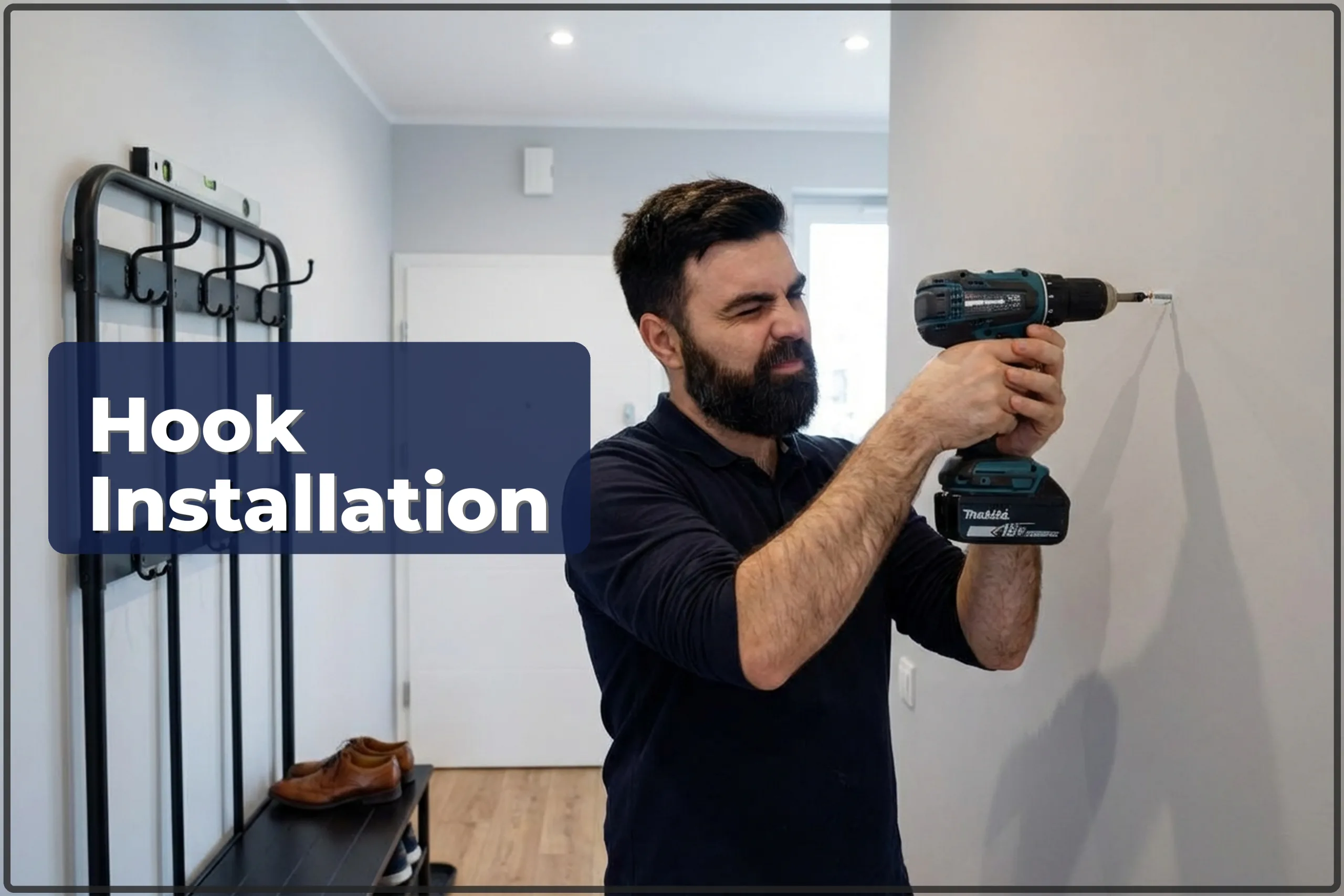 Coat Hook and Hanger Installation in Warsaw — Hallway, Bathroom, Kitchen — HandyMan24 Warsaw