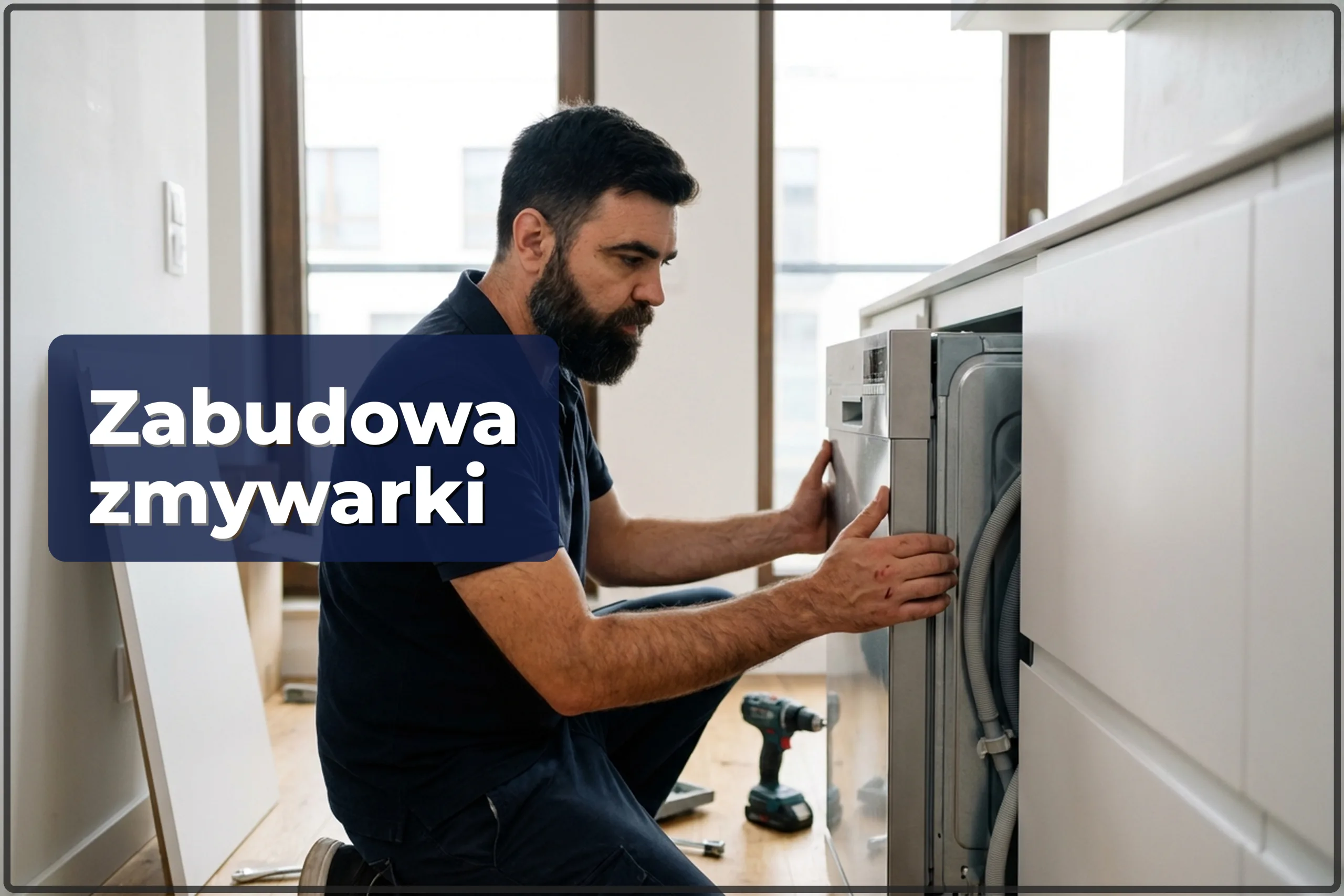 Podłączenie zmywarki do zabudowy w Warszawie — HandyMan24 Warszawa