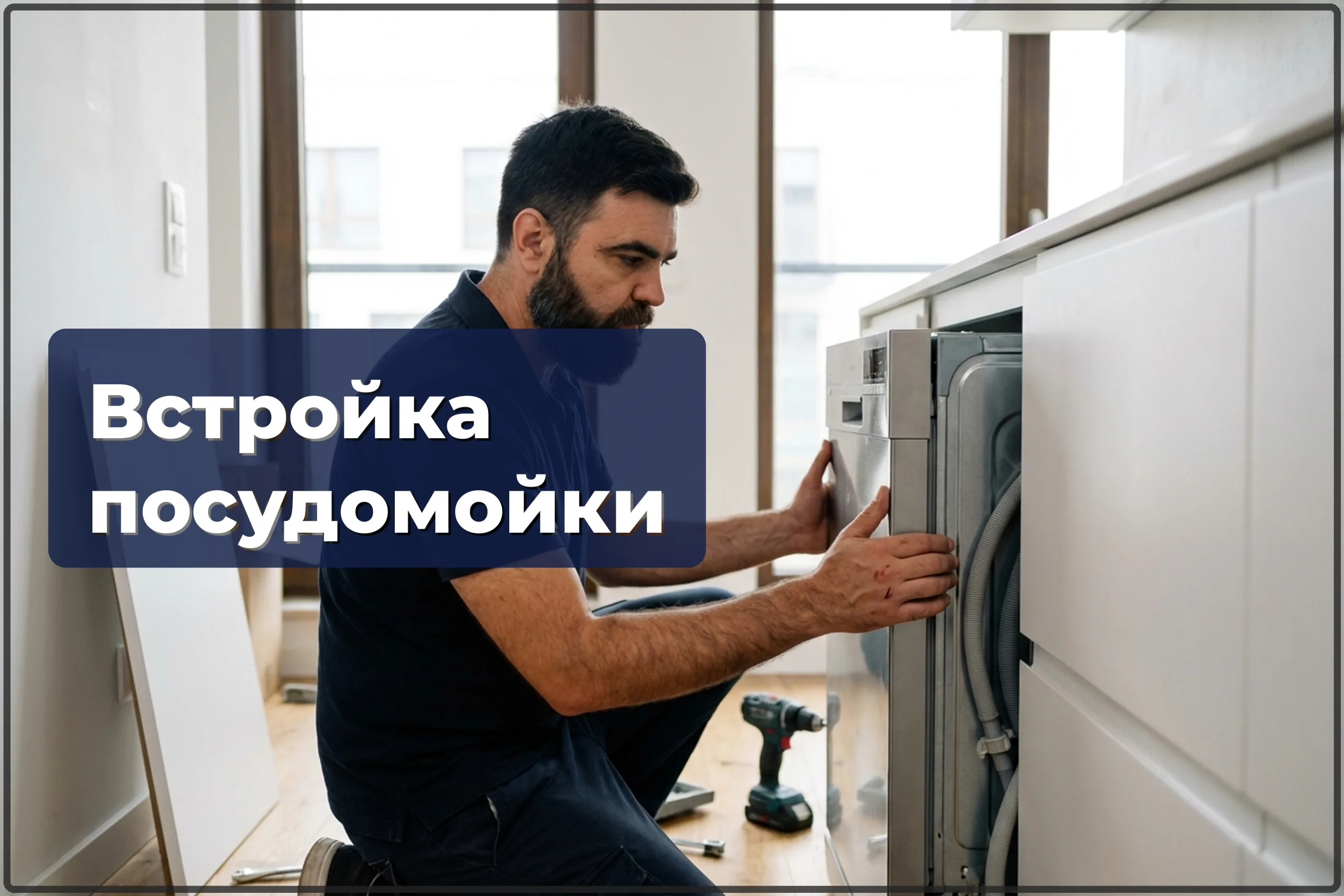 Подключение встроенной посудомоечной машины в Варшаве — HandyMan24 Варшава