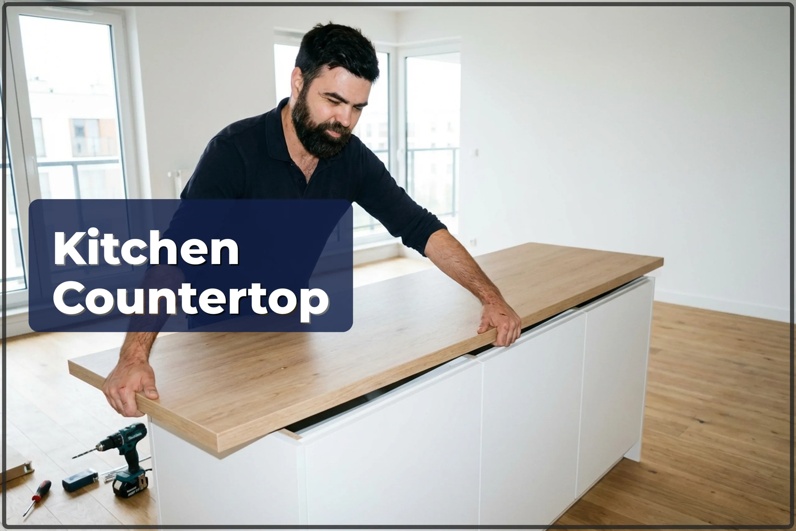 Kitchen Countertop Installation in Warsaw — fitting, cutting, joining — HandyMan24 Warsaw
