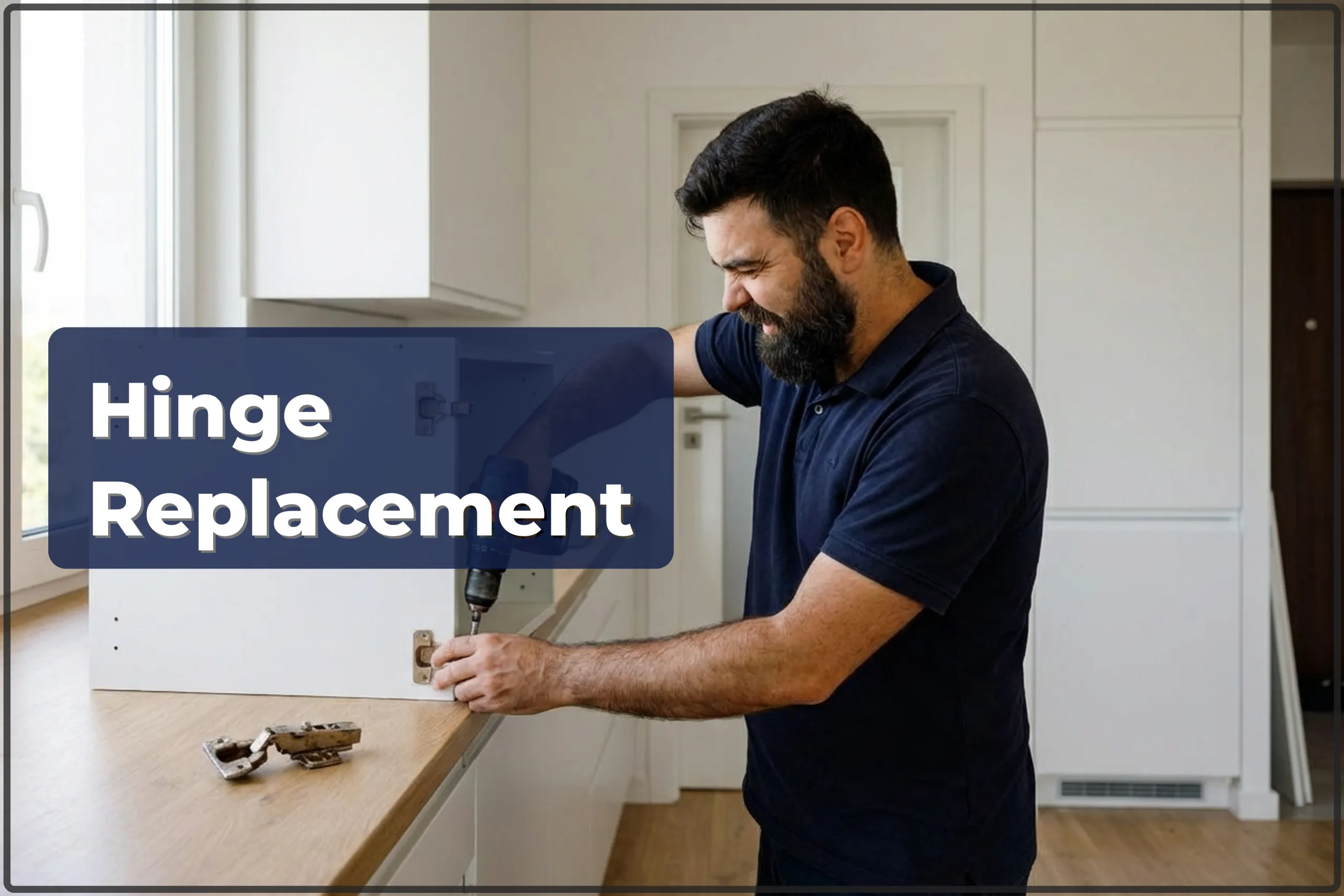 Kitchen Cabinet Hinge Replacement in Warsaw — HandyMan24 Warsaw