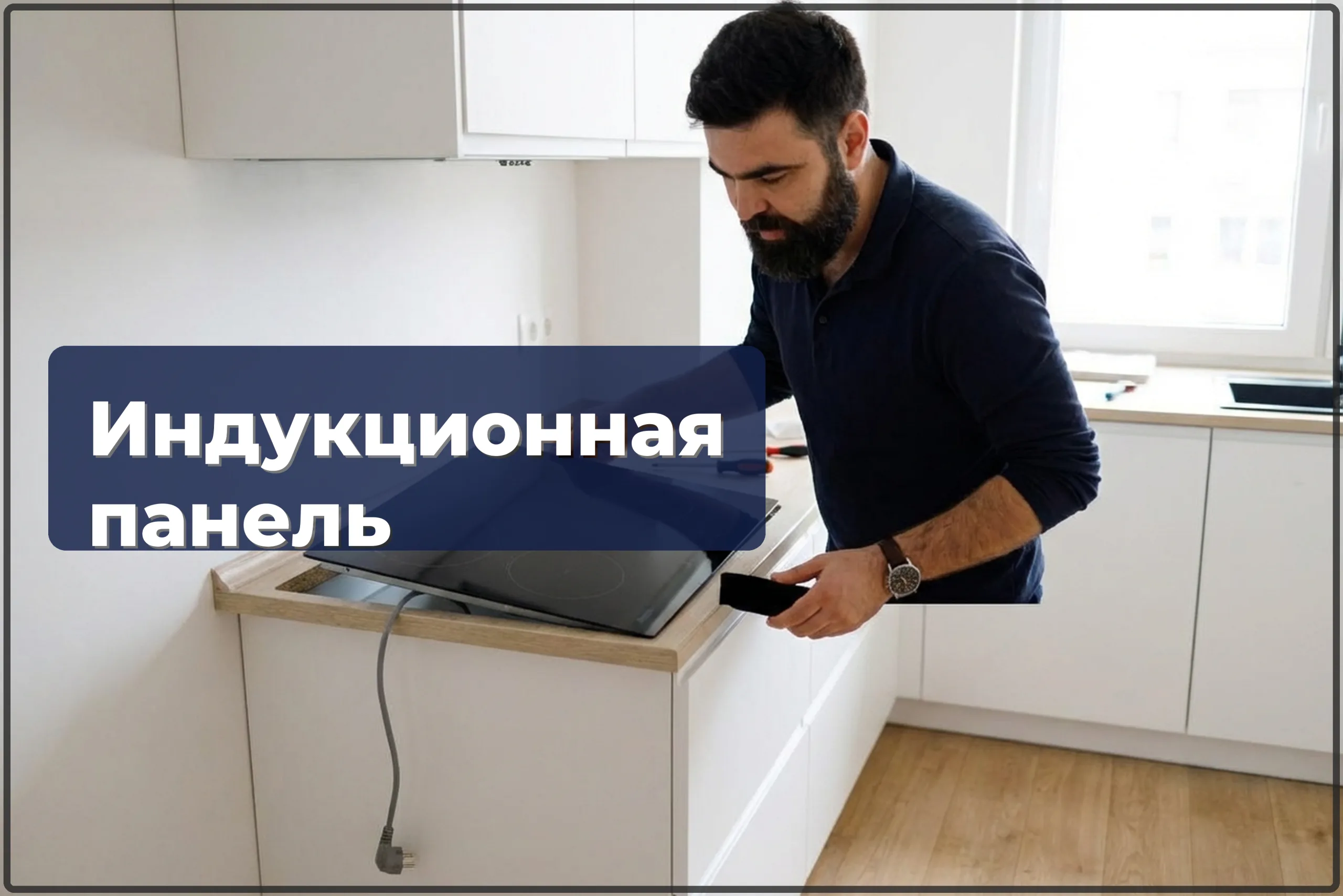 Встройка индукционной плиты в столешницу в Варшаве: вырез и монтаж