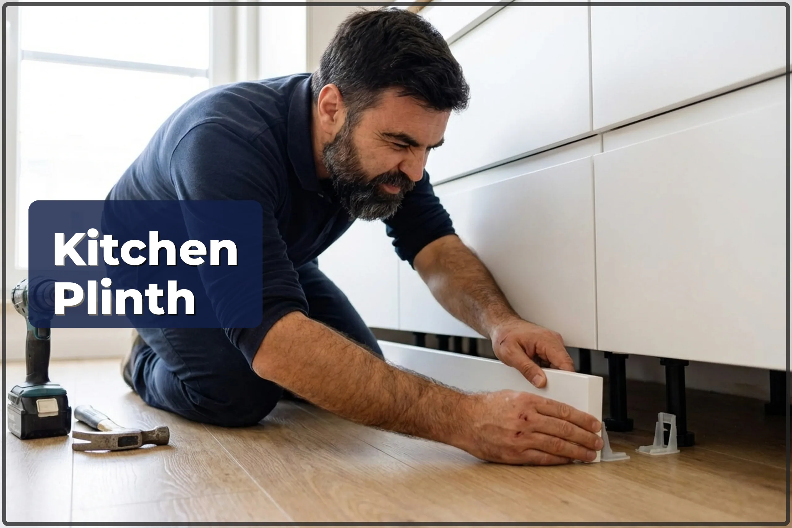 Kitchen Plinth Installation in Warsaw — Kickboard Fitting — HandyMan24 Warsaw