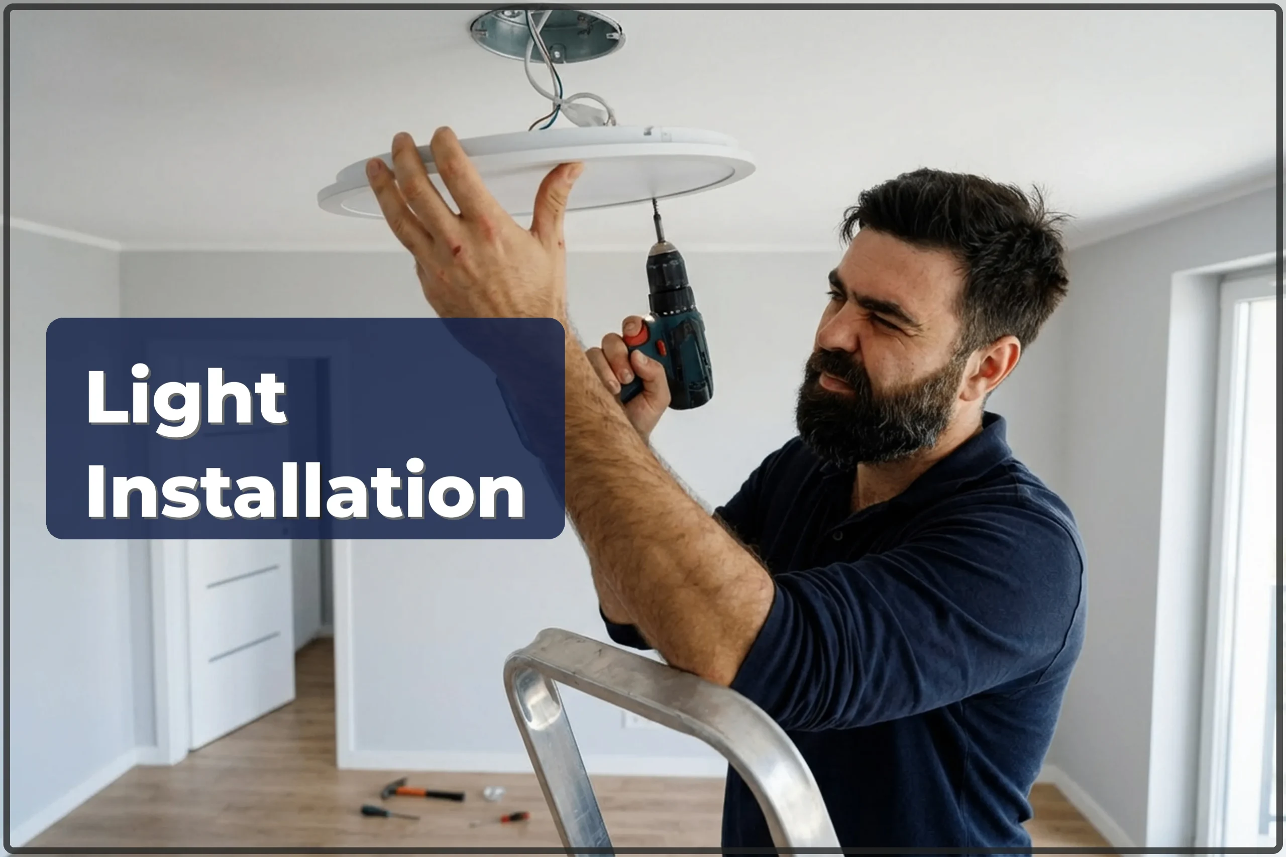 Light fitting installation in Warsaw: chandeliers, lamps, spotlights