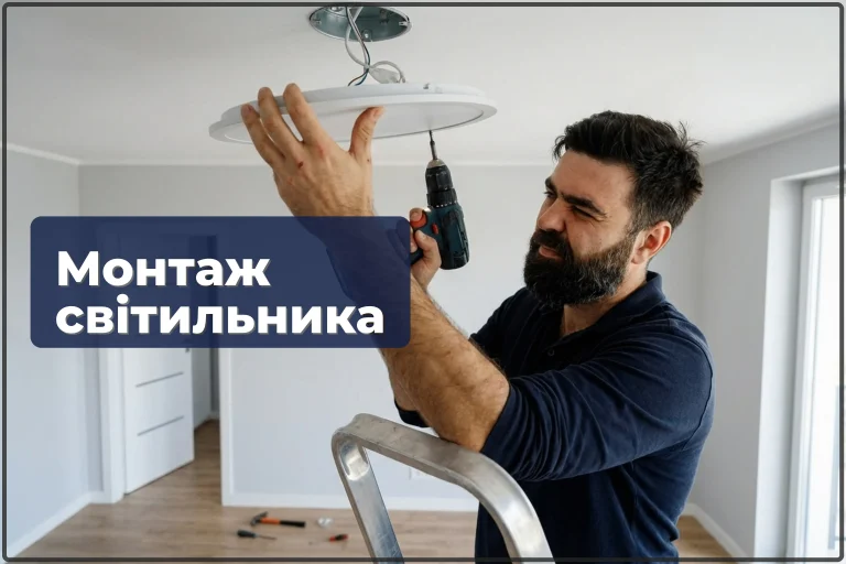 Монтаж освітлення у Варшаві — люстри, світильники, споти