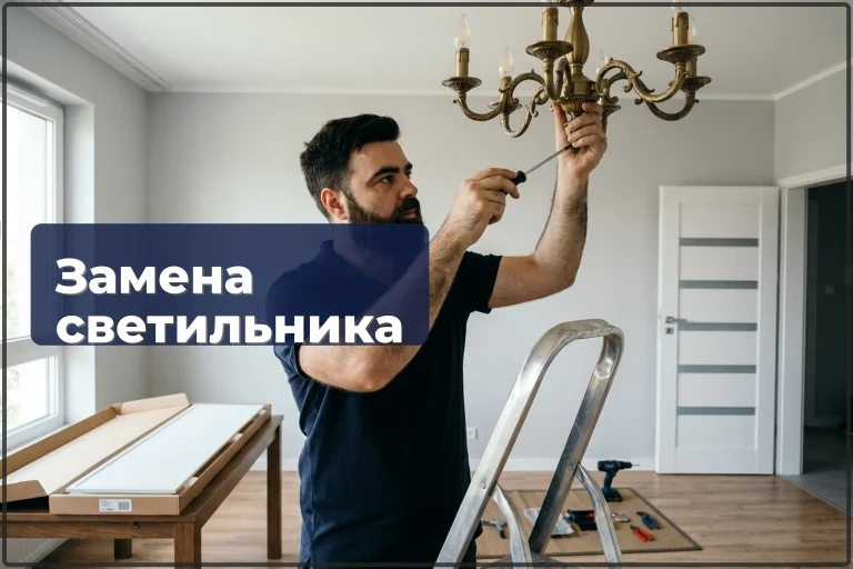 Замена освещения в Варшаве — снимем старое, повесим новое