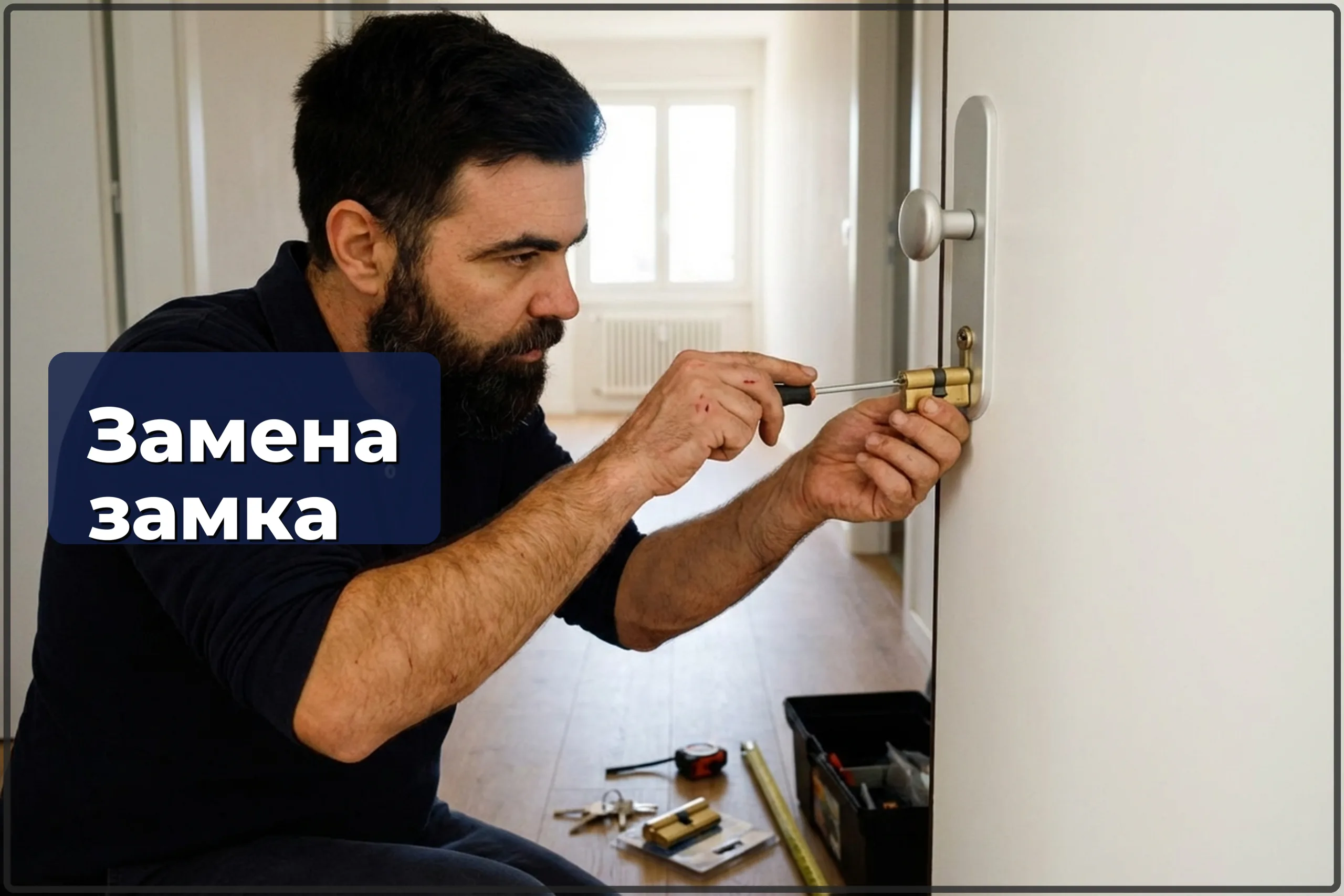 Замена замка в двери в Варшаве — быстро и без повреждений — HandyMan24 Варшава