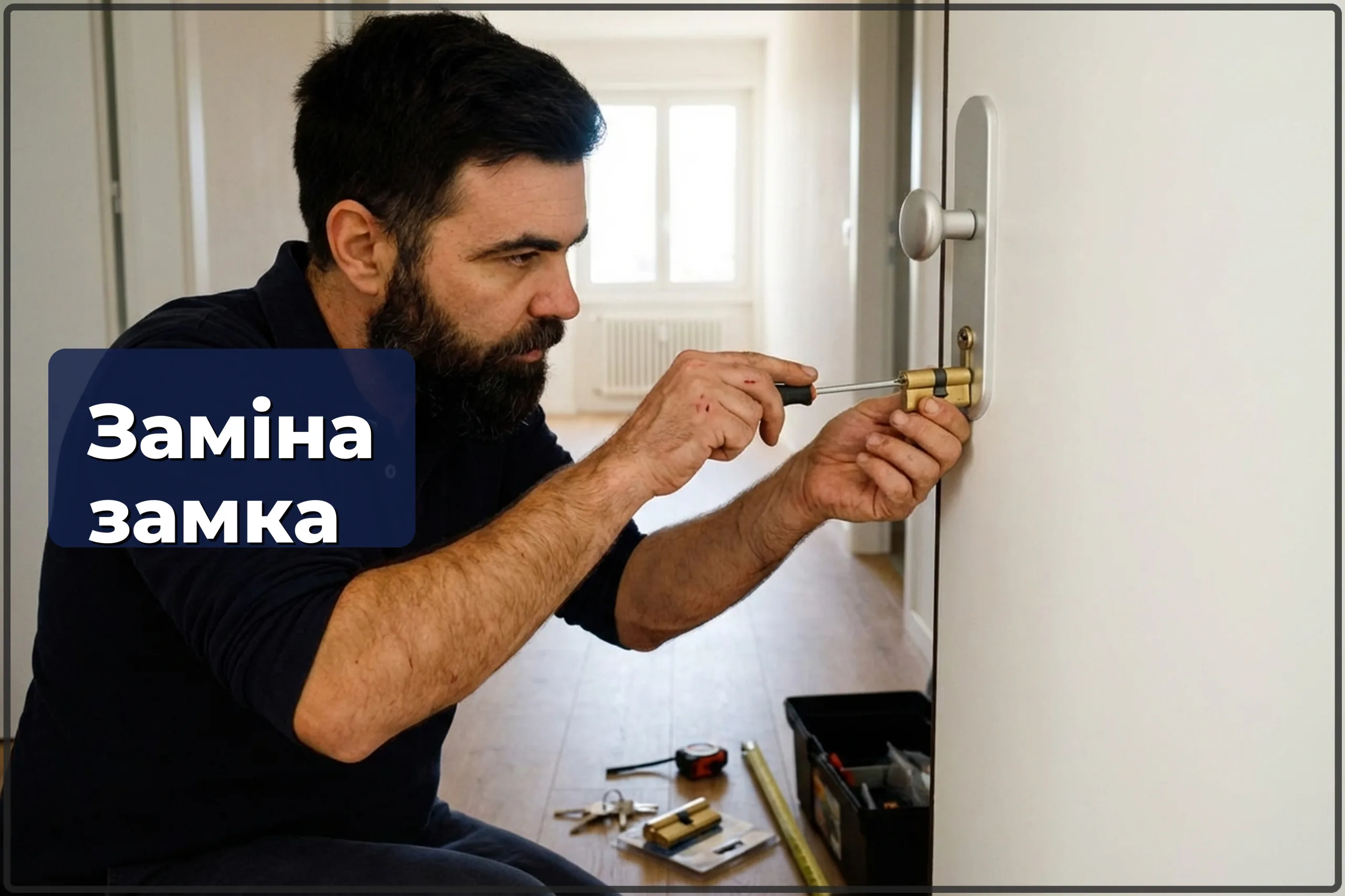 Заміна замка в дверях у Варшаві — швидко і без пошкоджень — HandyMan24 Варшава