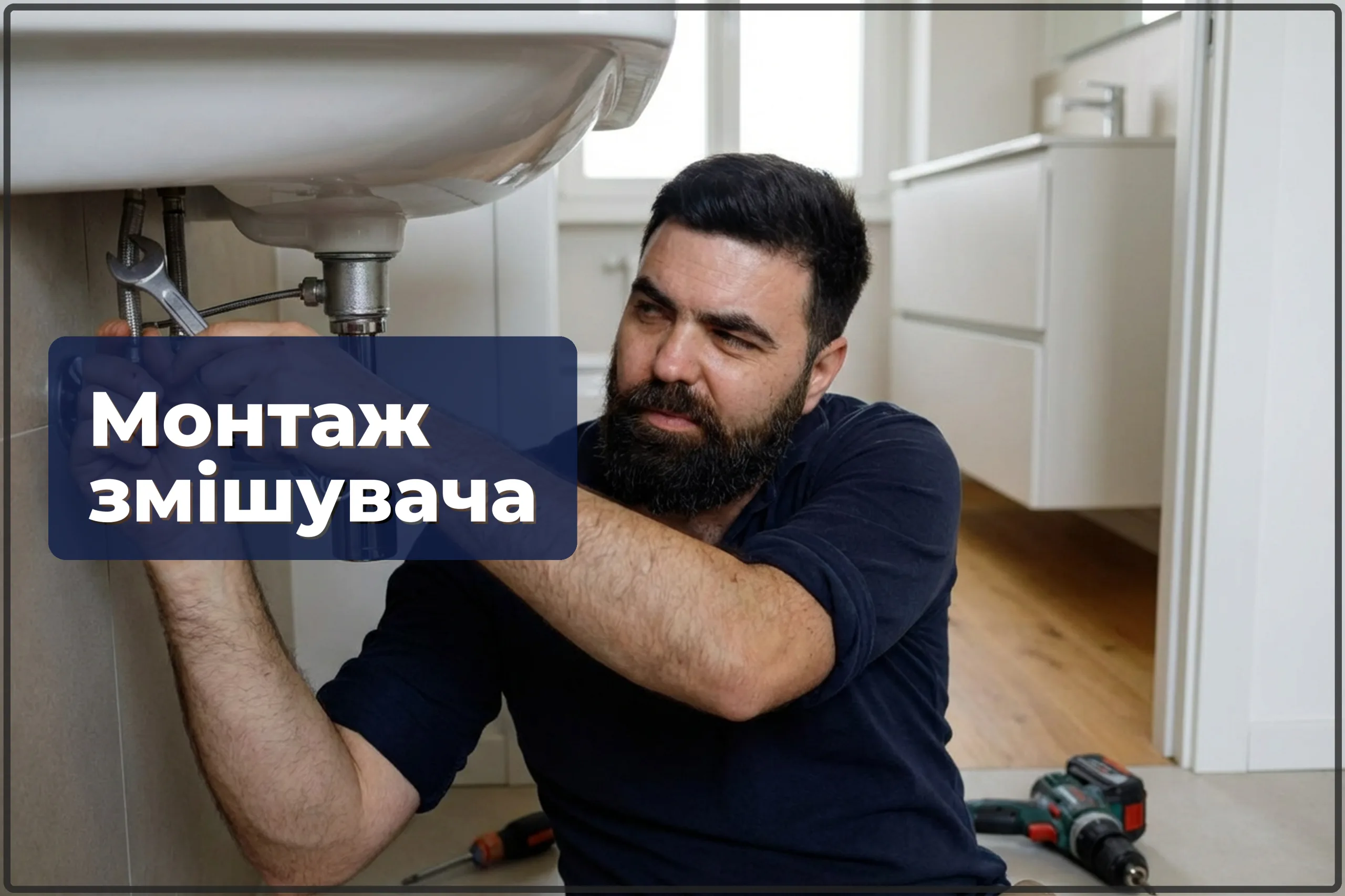 Встановлення змішувача для умивальника у Варшаві — підключення без протікань — HandyMan24 Варшава