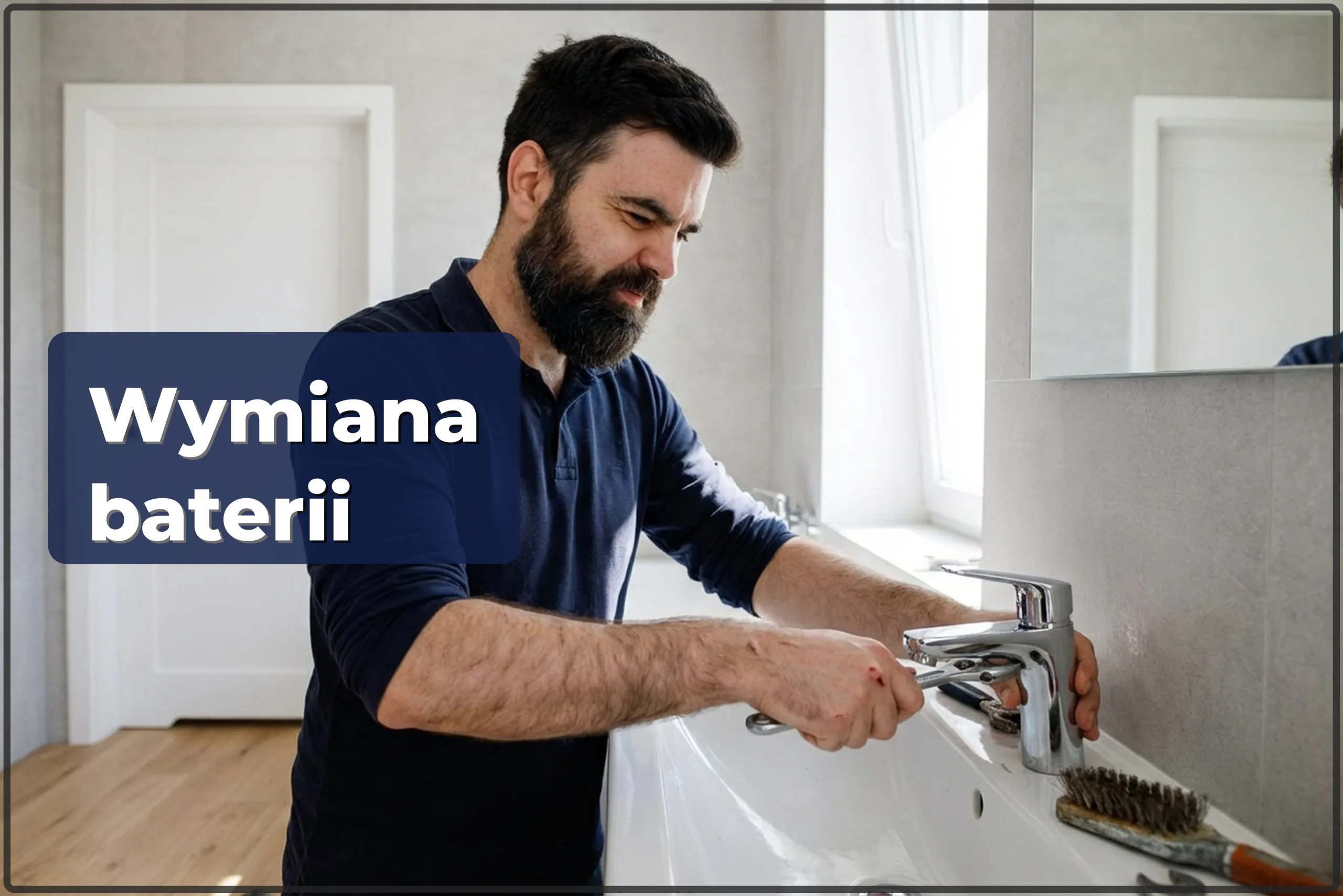 Wymiana baterii umywalkowej w Warszawie — szybka wymiana bez uszkodzeń — HandyMan24 Warszawa