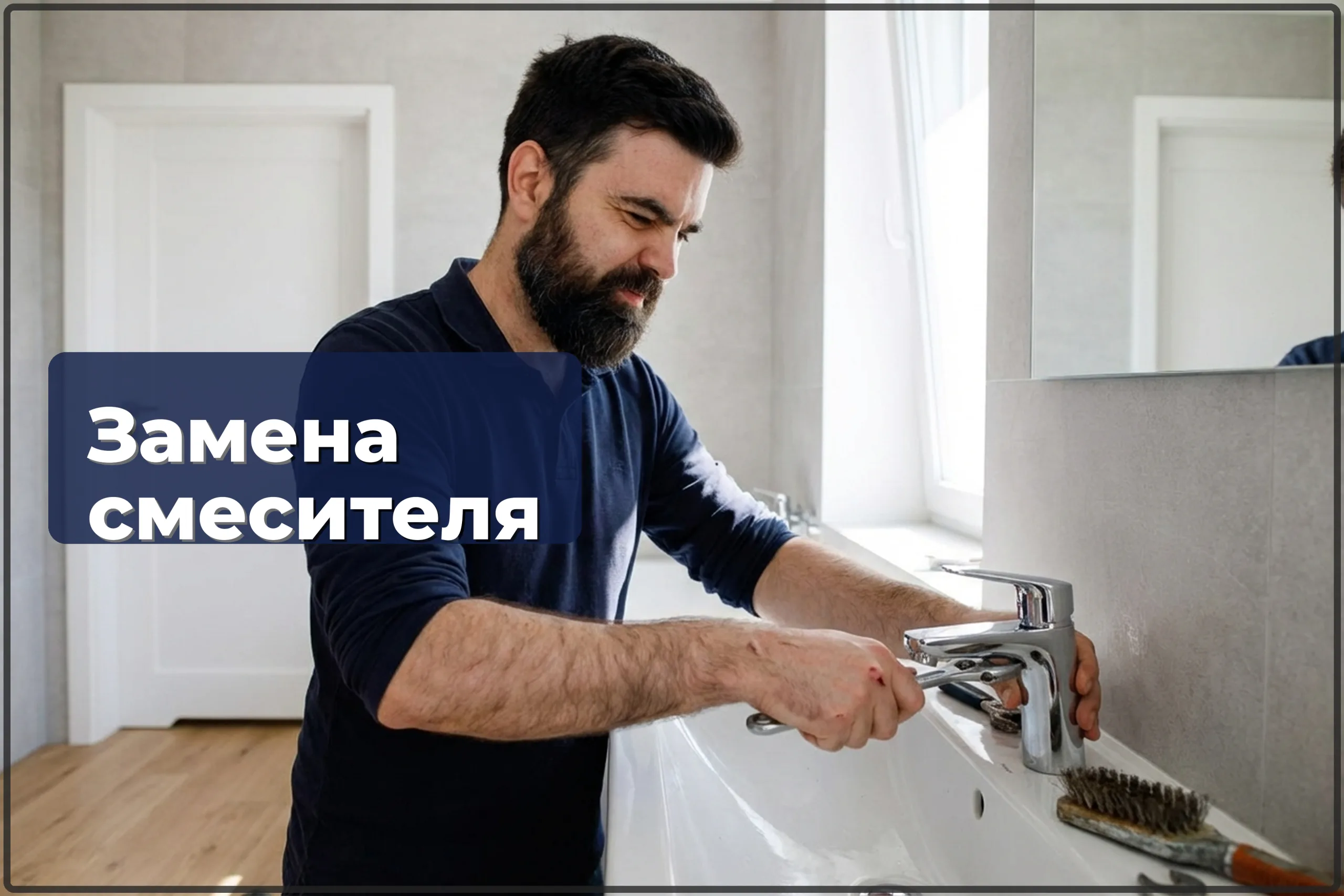 Замена смесителя умывальника в Варшаве — быстрая замена без повреждений — HandyMan24 Варшава