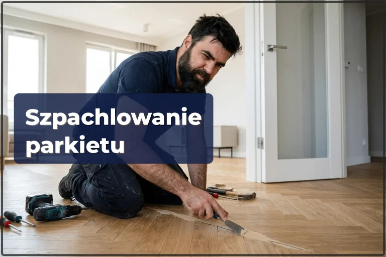 Szpachlowanie parkietu w Warszawie — wypełnianie szczelin przed lakierowaniem