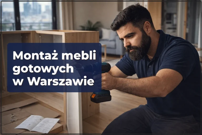 Montaż mebli gotowych w Warszawie — szybko, zgodnie z instrukcją