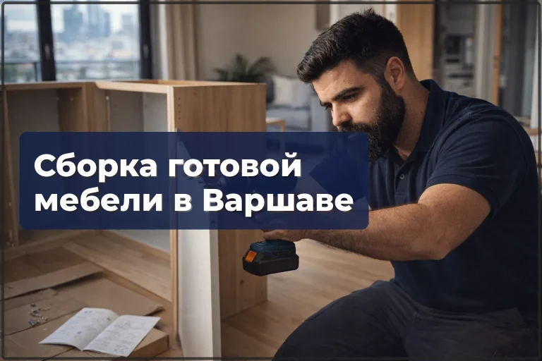 Сборка готовой мебели в Варшаве — быстро, по инструкции, с гарантией