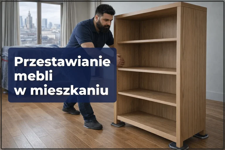 Przestawianie mebli w mieszkaniu w Warszawie — szybko, bezpiecznie, bez zarysowań