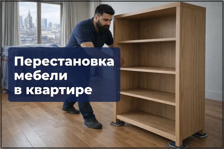 Перестановка мебели в квартире в Варшаве — быстро, аккуратно, без повреждений