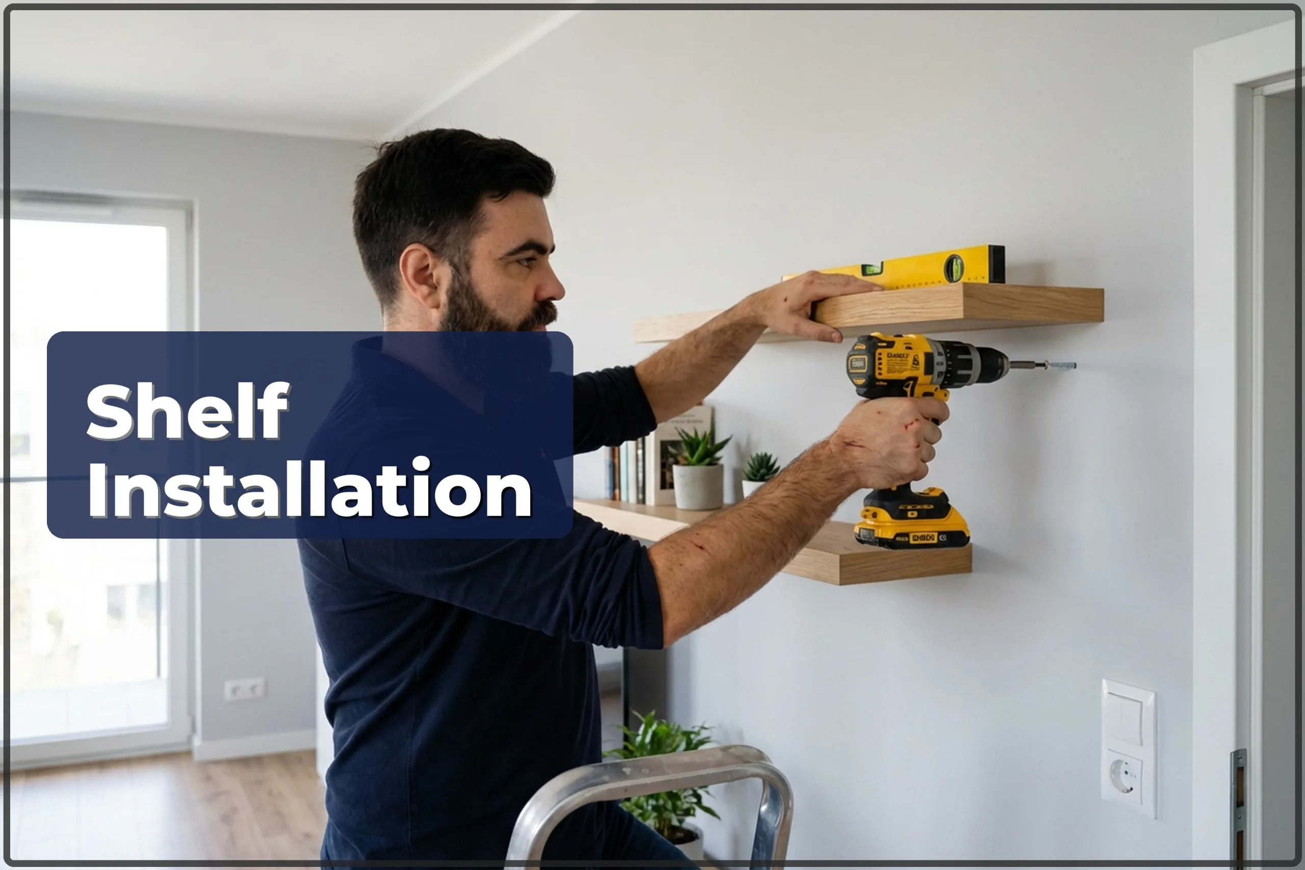 Shelf Installation in Warsaw — Wall-Mounted, Bracketed, Alcove Shelving — HandyMan24 Warsaw